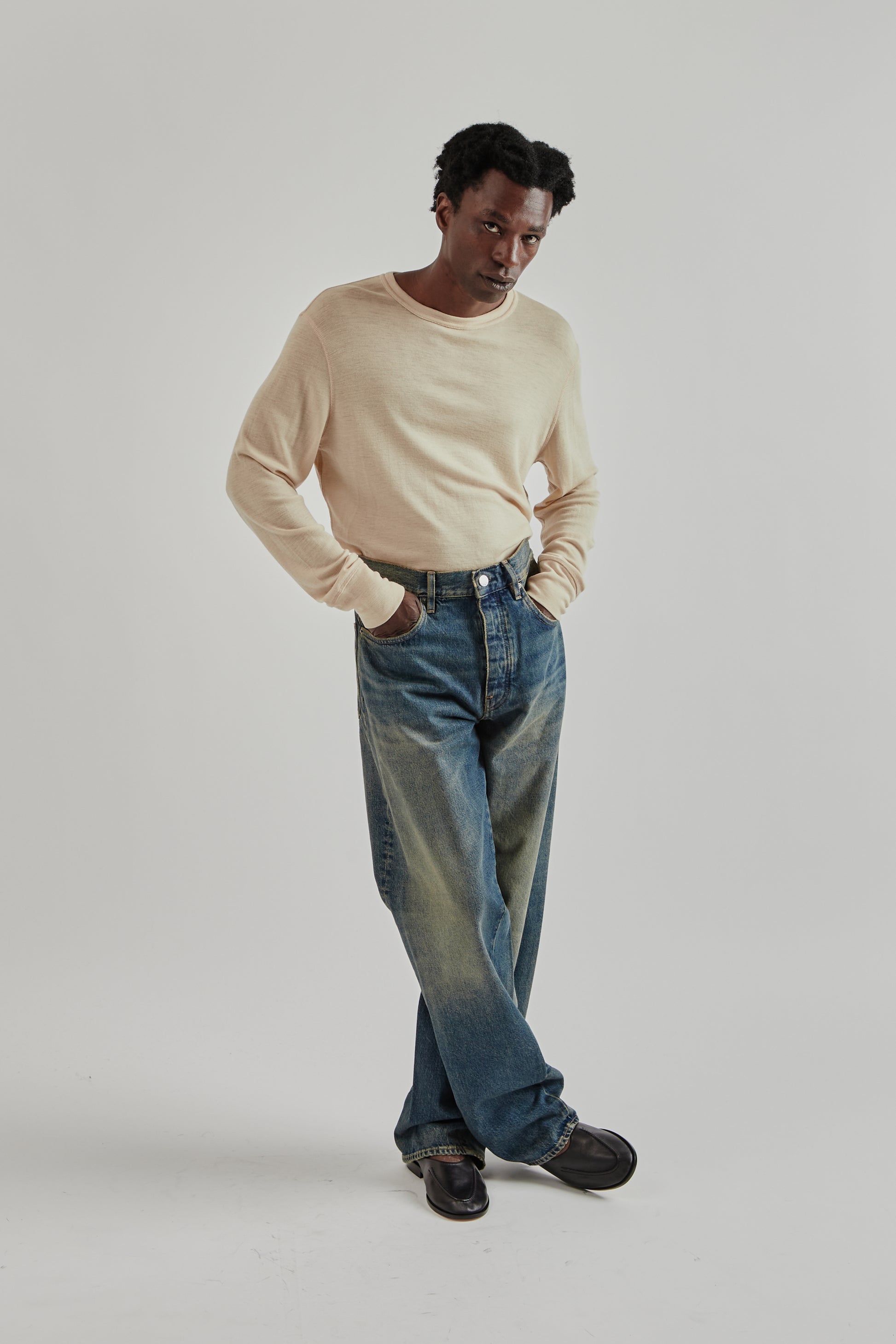 Sunflower FW25 Wide Twist Denim Dirty Blue17