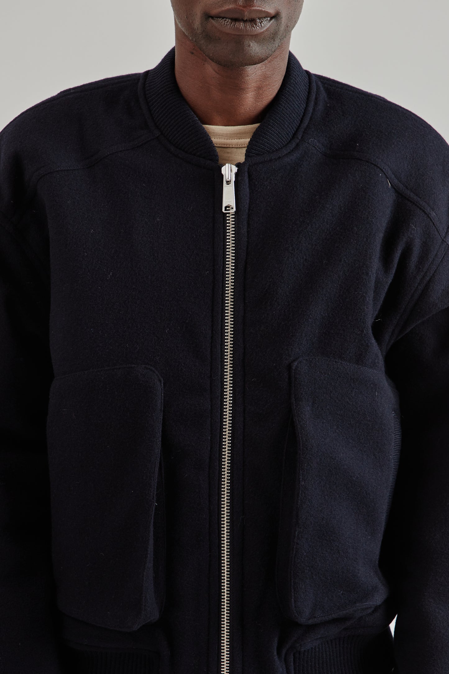 Sunflower FW25 Wool Bomber Navy14