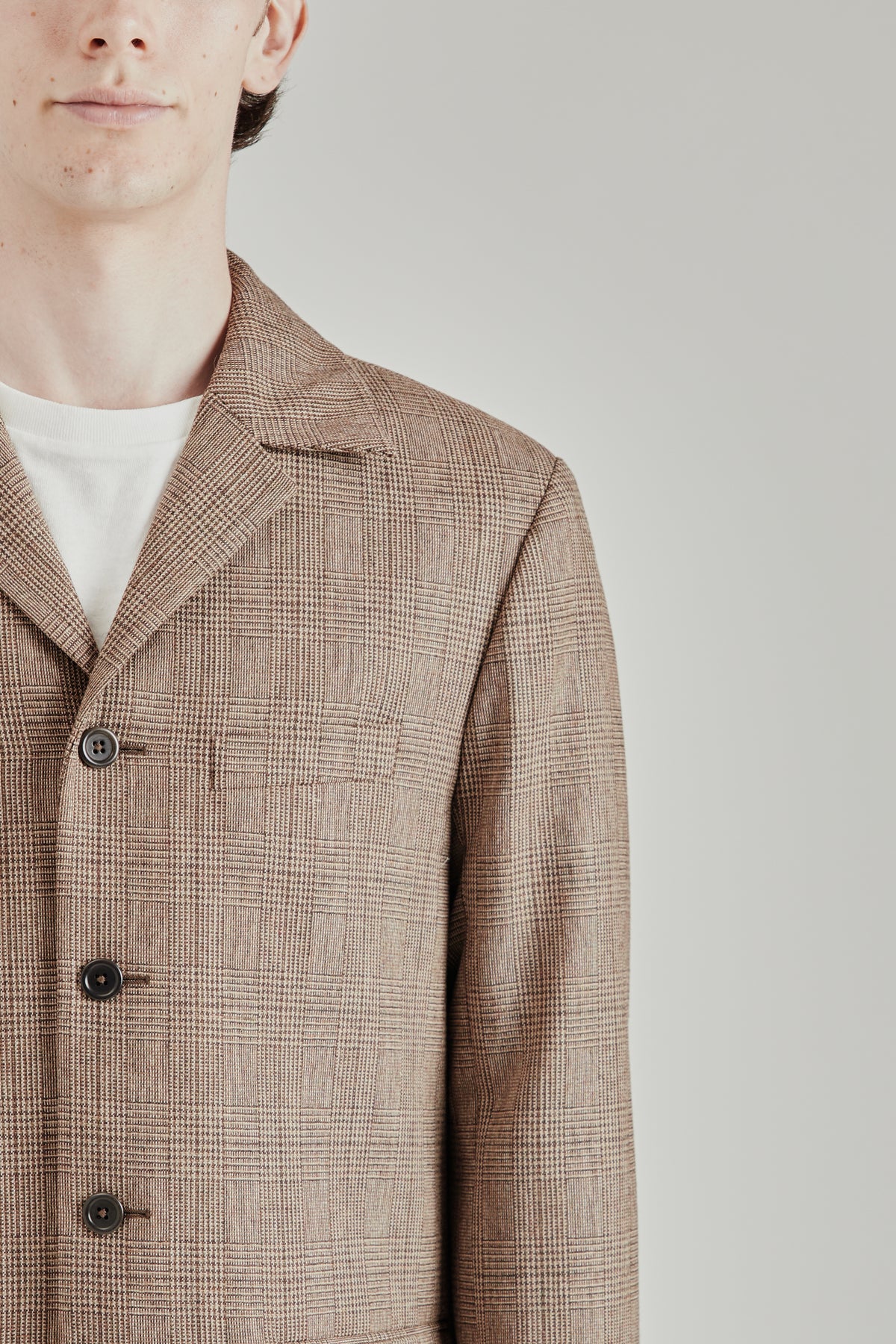 4 Button Blazer - Dark Sand