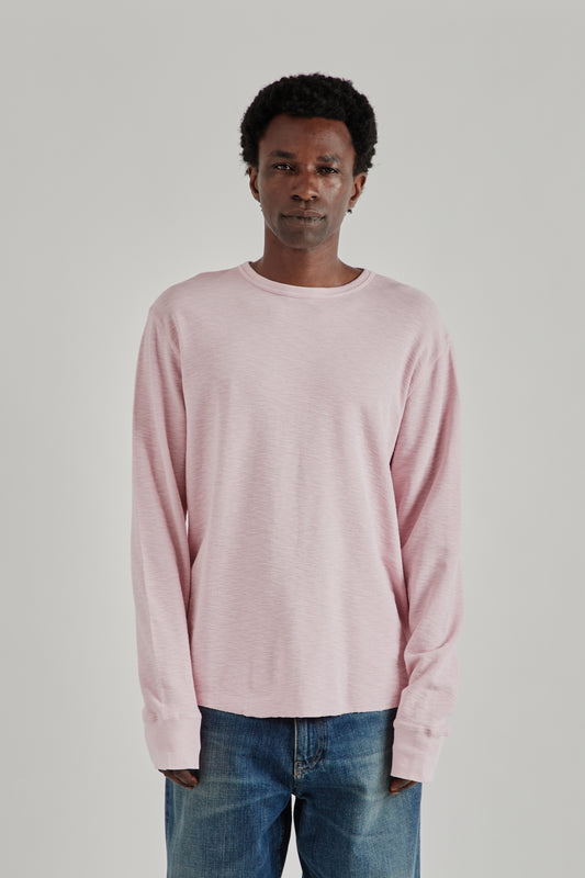 Longsleeve Waffle Tee - Pink