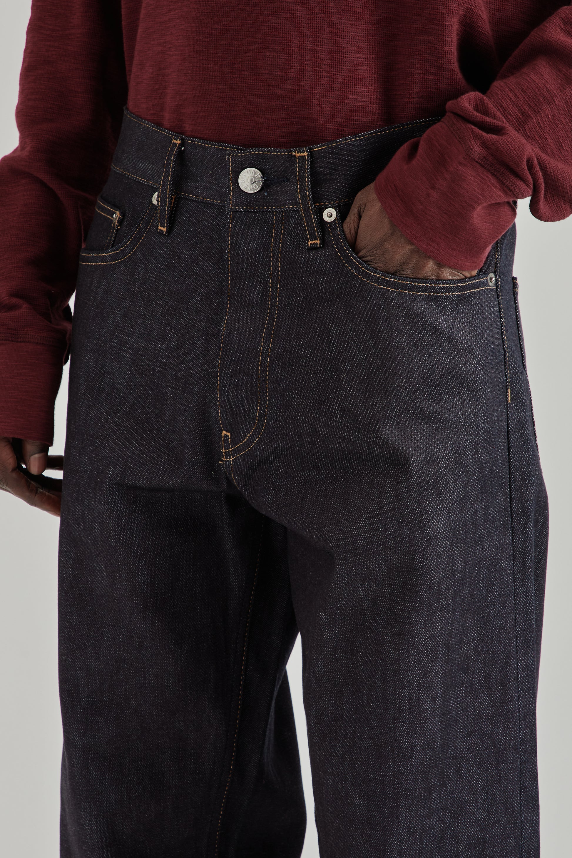Sunflower FW26 Loose Raw Selvedge Denim Raw Indigo0041 a27e4ae8-27d3-4c2a-a0cc-bda295f907da