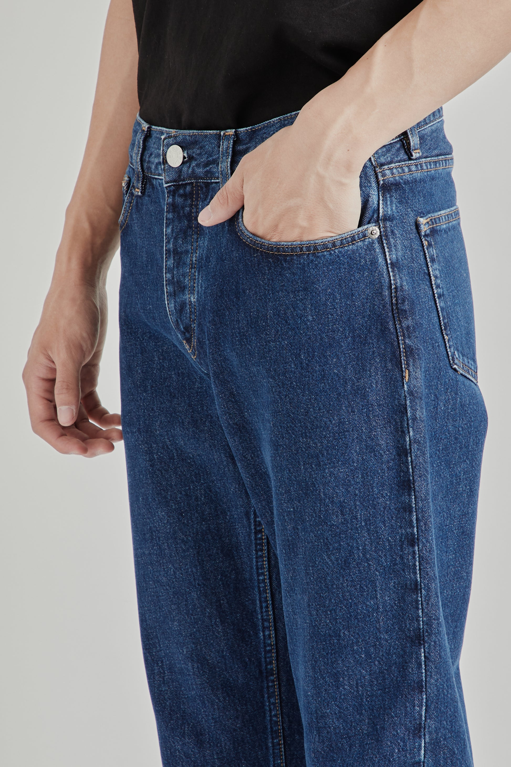 Sunflower FW26 Low Straight Denim Blue Wash1980