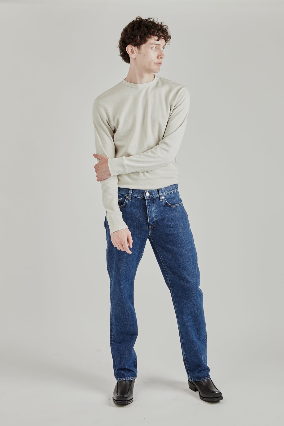 Sunflower FW26 Low Straight Denim Blue Wash2408