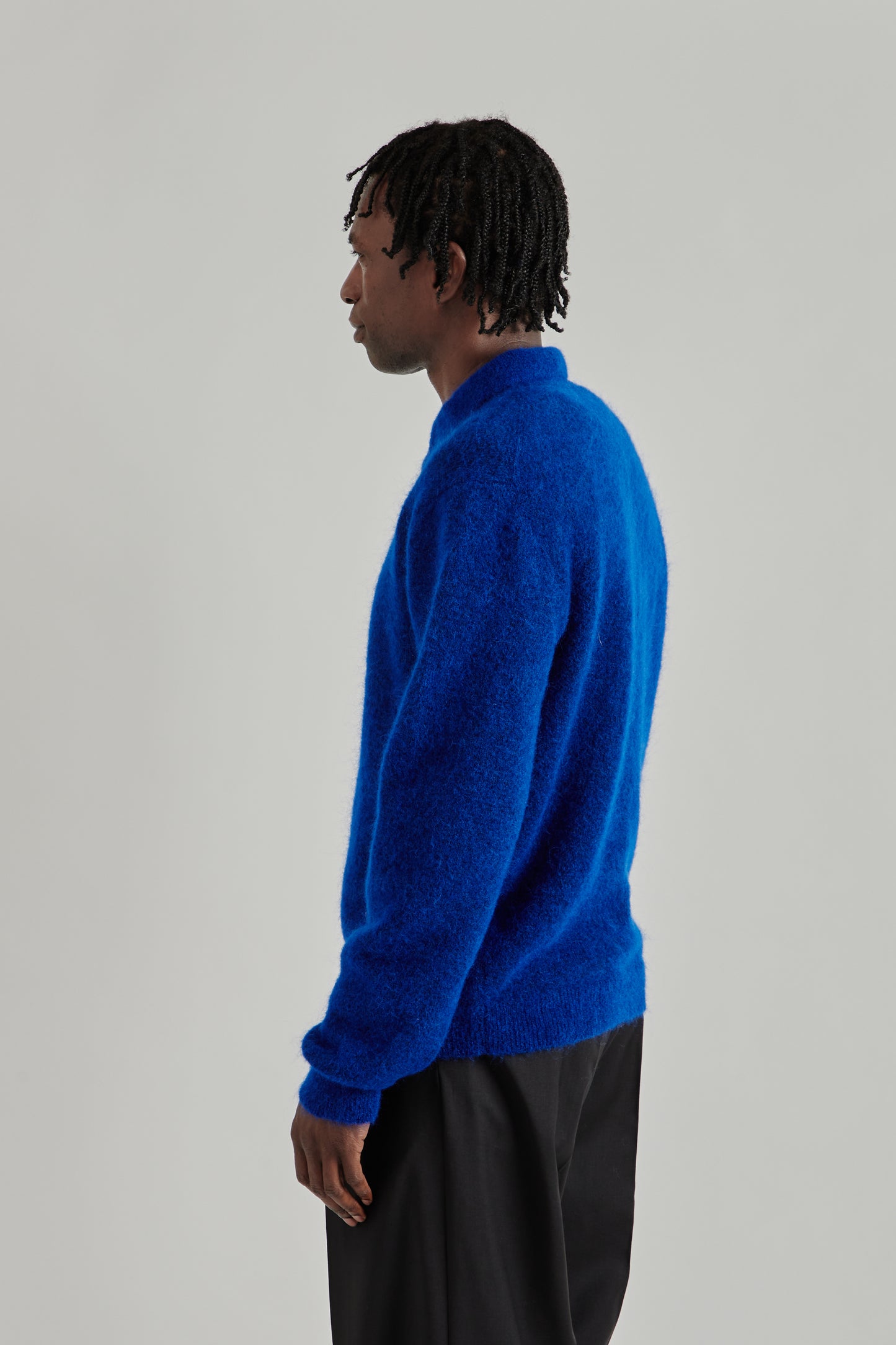 Mohair Polo - Klein Blue
