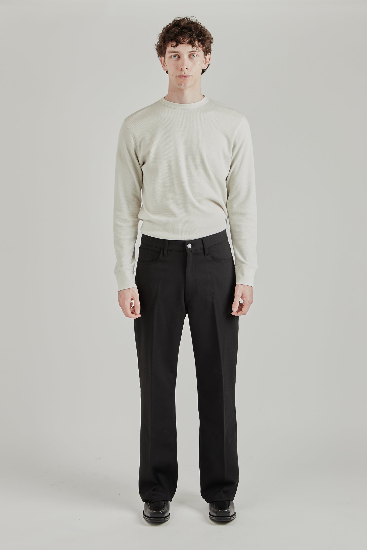 Relaxed Boot Wool - Black