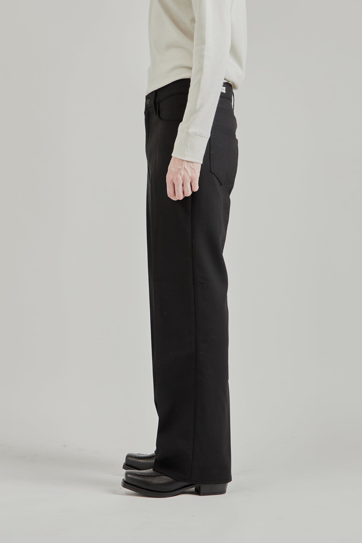 Relaxed Boot Wool - Black