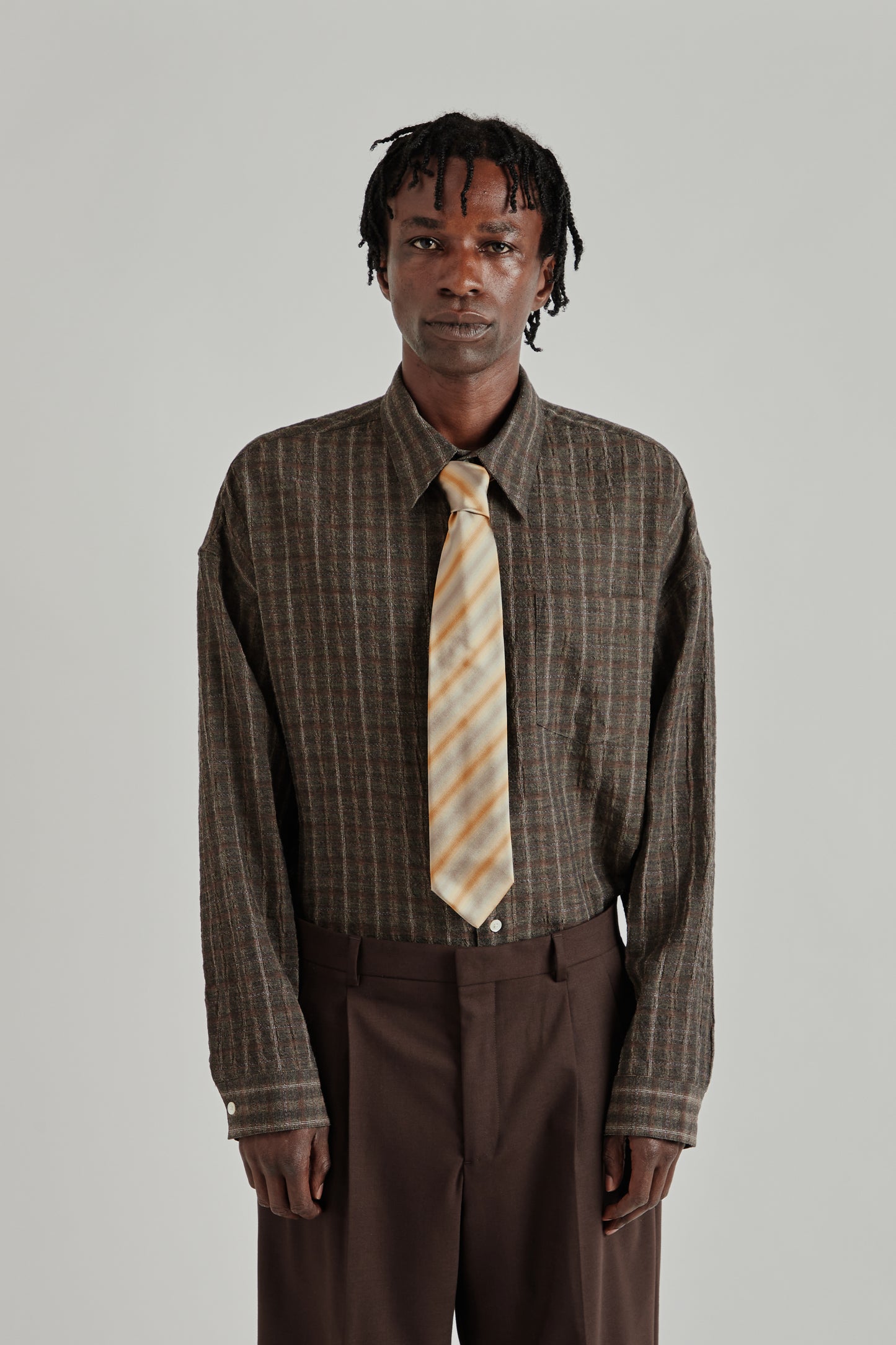 Silk Tie - Beige