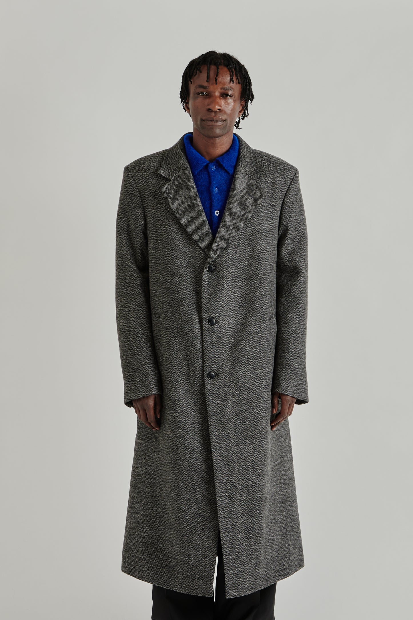 Single Breasted Coat - Antracite