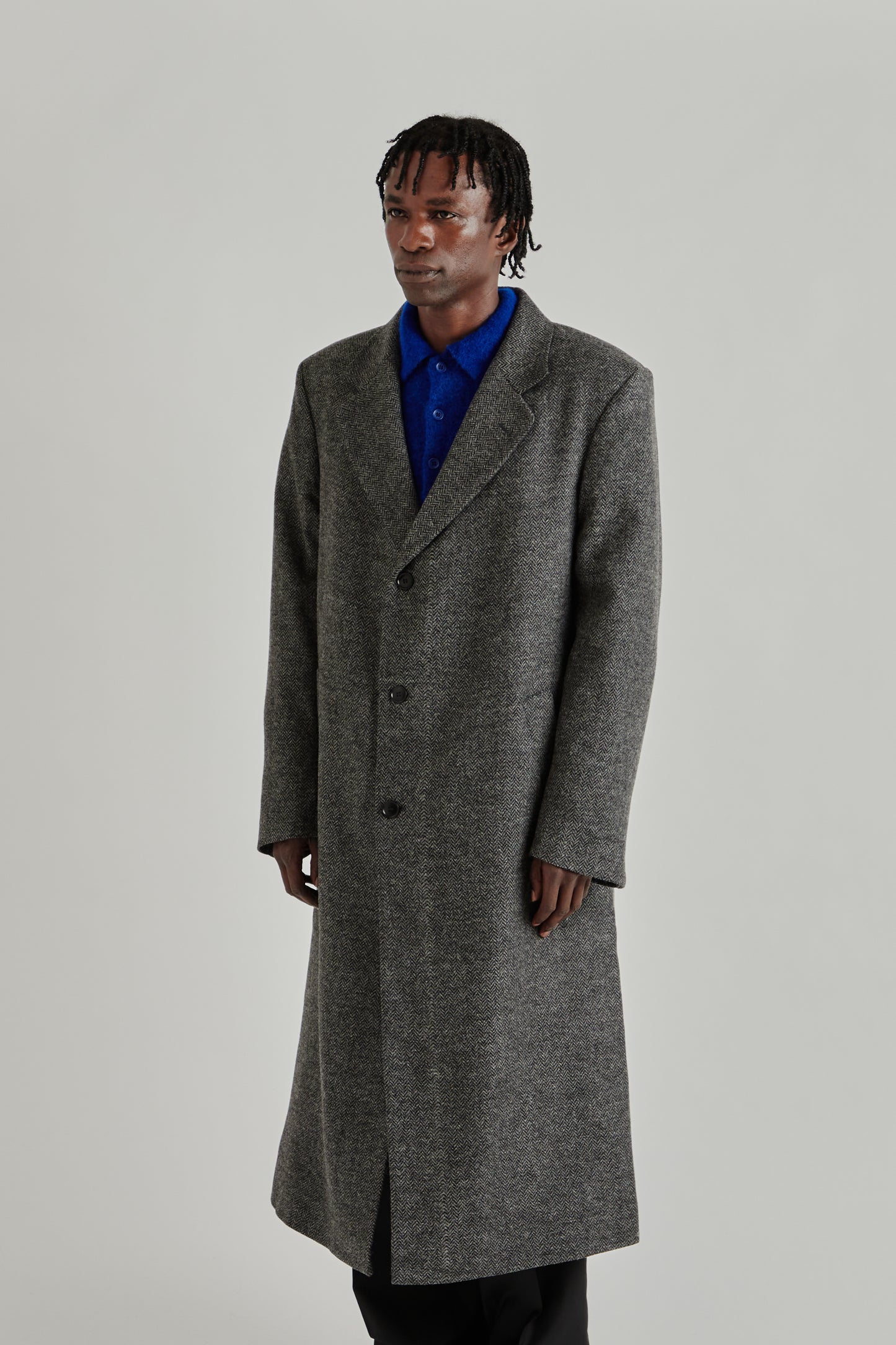 Single Breasted Coat - Antracite