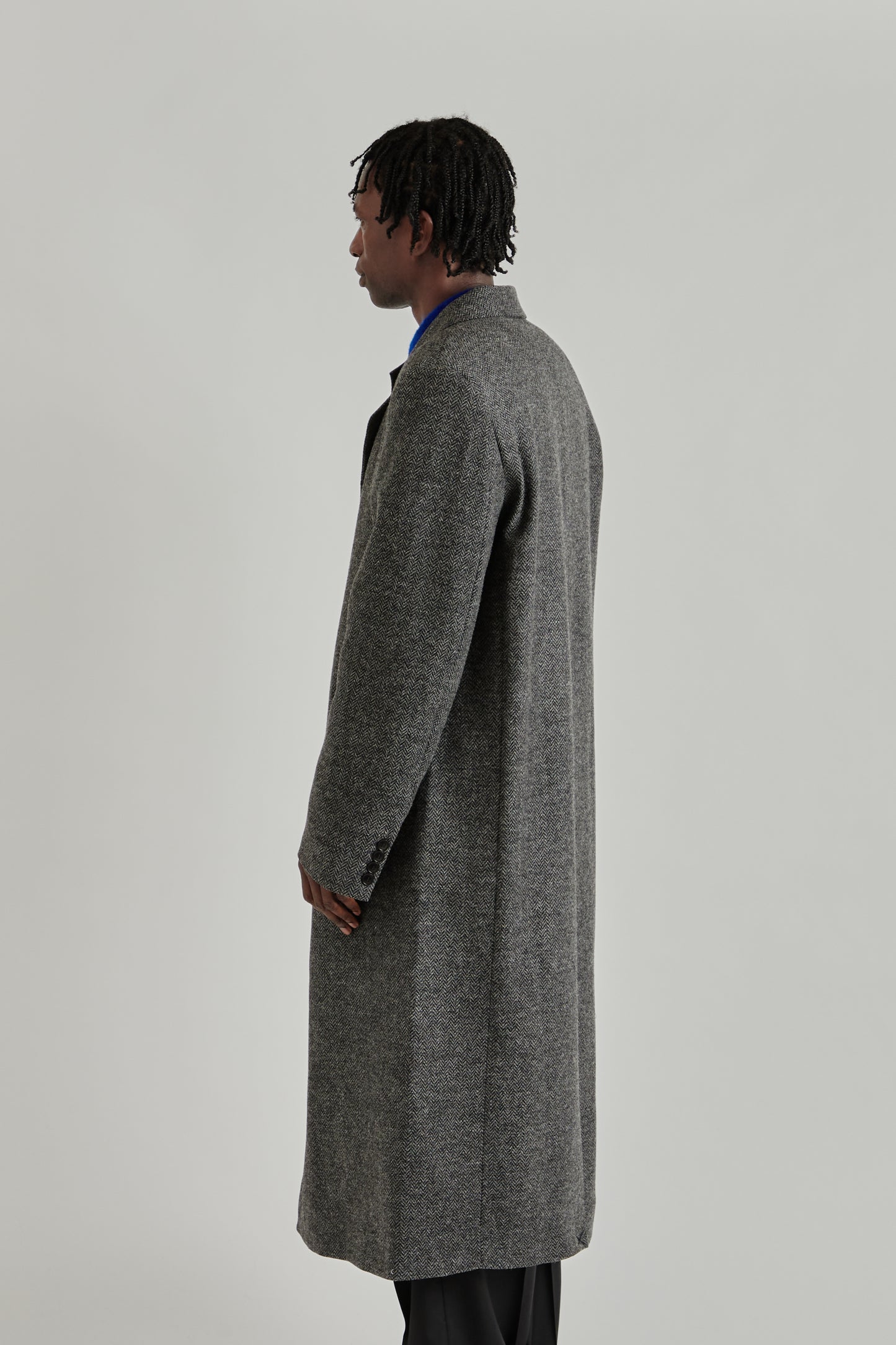 Single Breasted Coat - Antracite