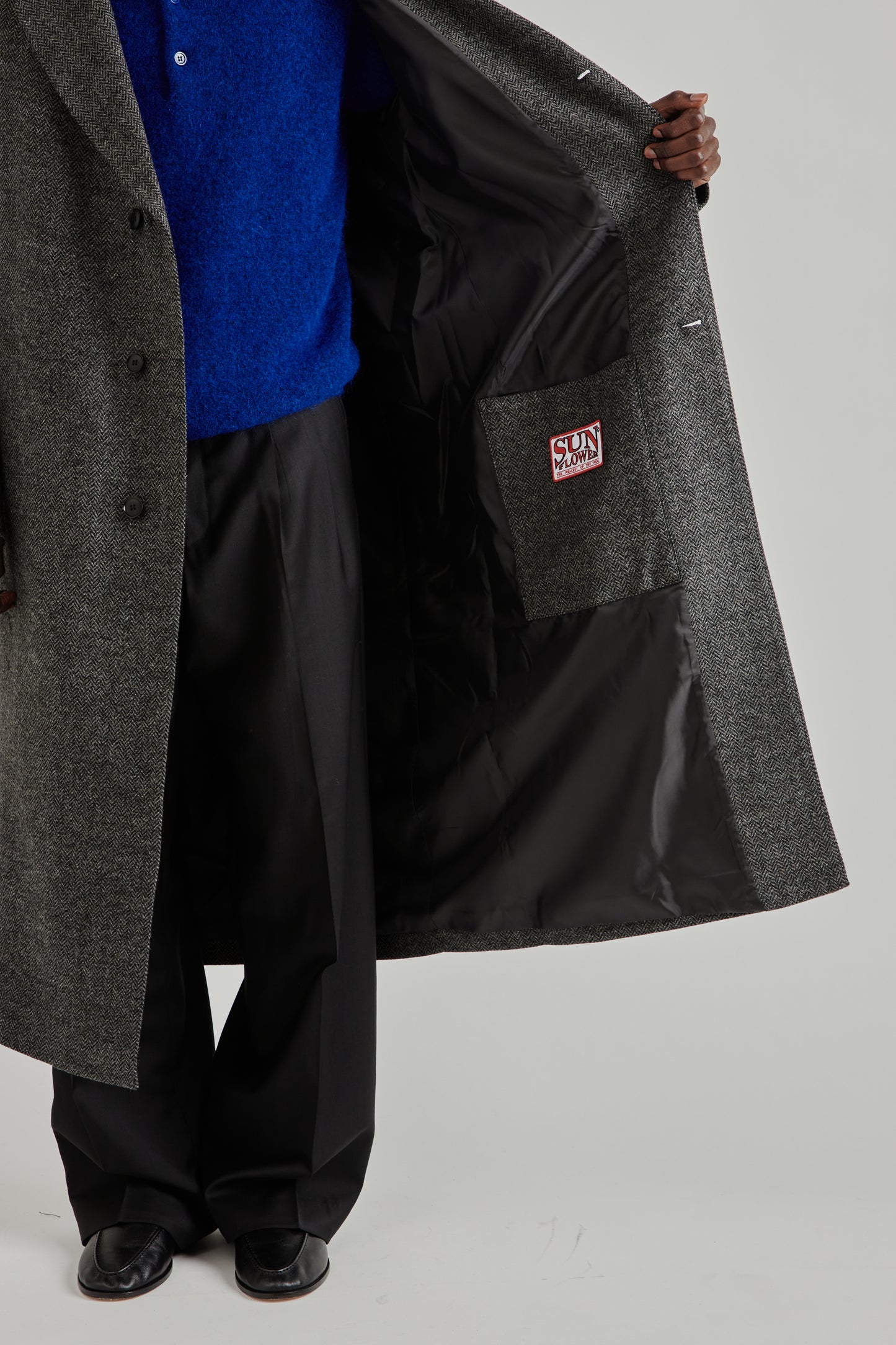 Single Breasted Coat - Antracite
