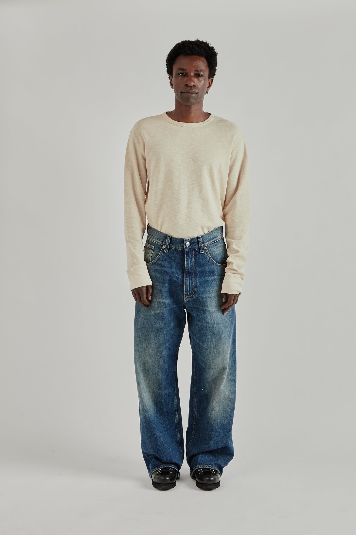 Super Wide Denim - Deep Vintage