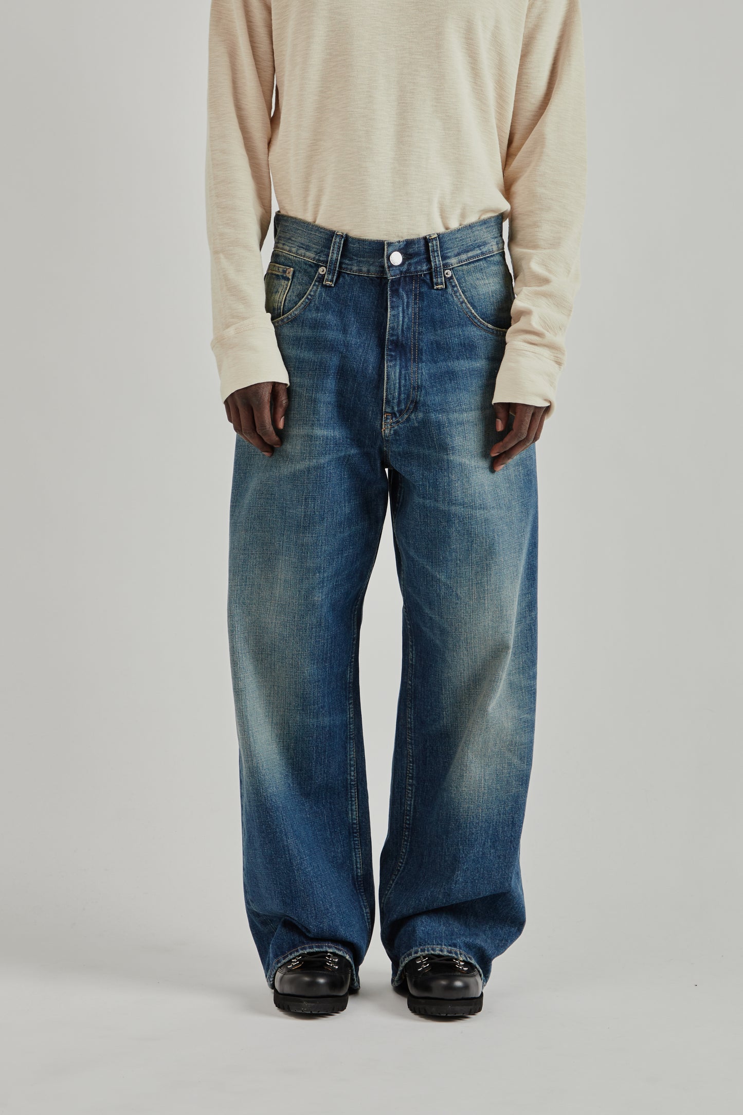 Super Wide Denim - Deep Vintage