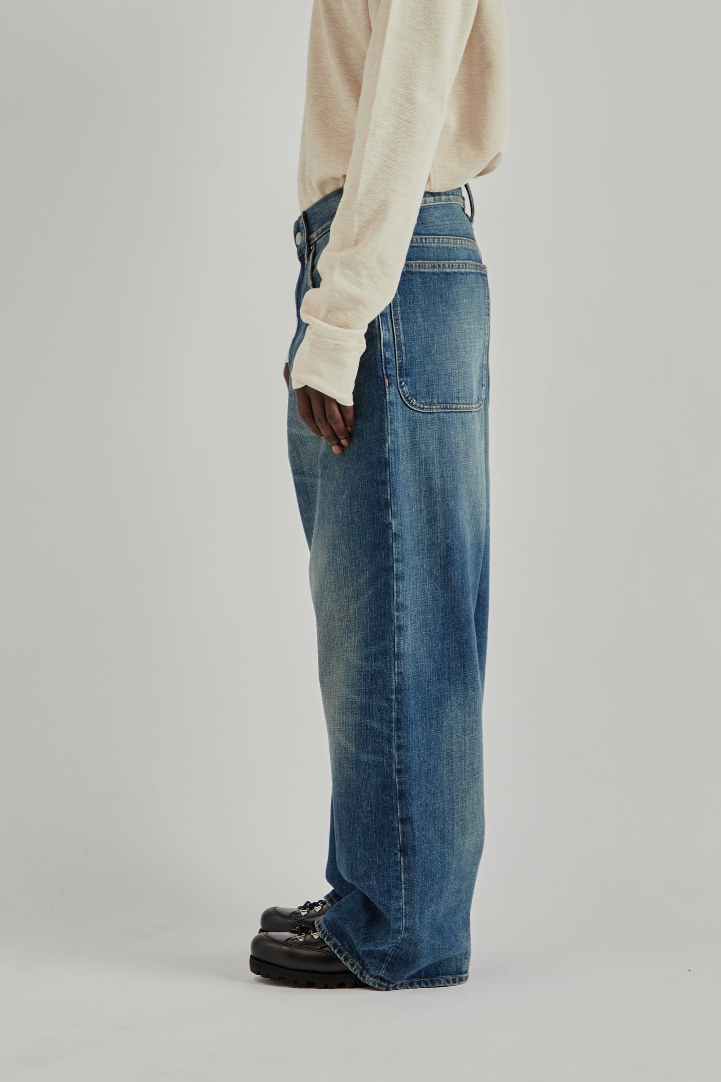 Super Wide Denim - Deep Vintage
