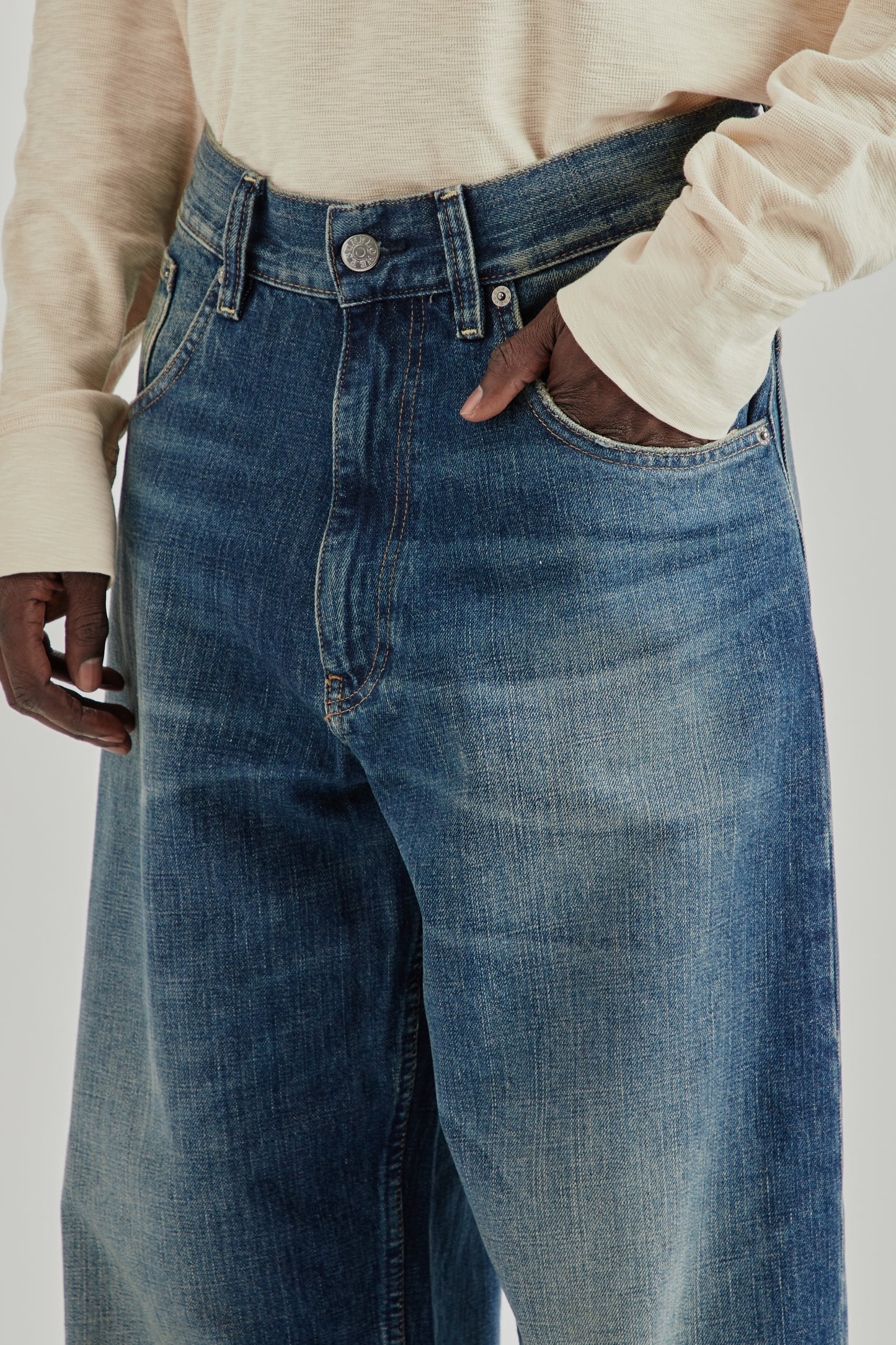 Super Wide Denim - Deep Vintage