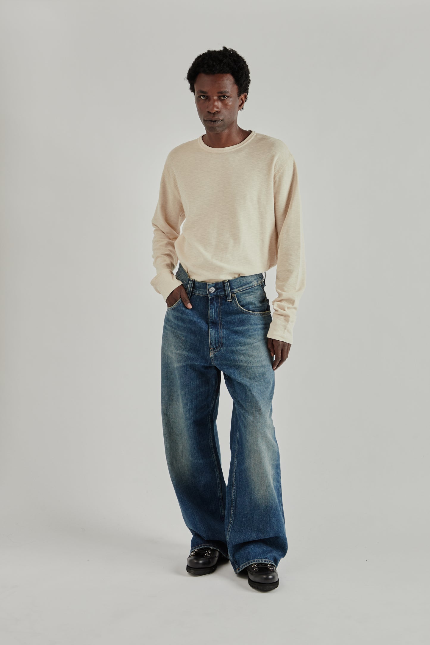 Super Wide Denim - Deep Vintage