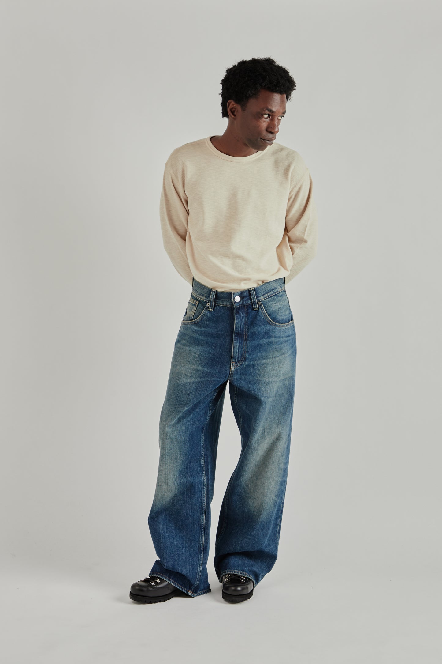 Super Wide Denim - Deep Vintage