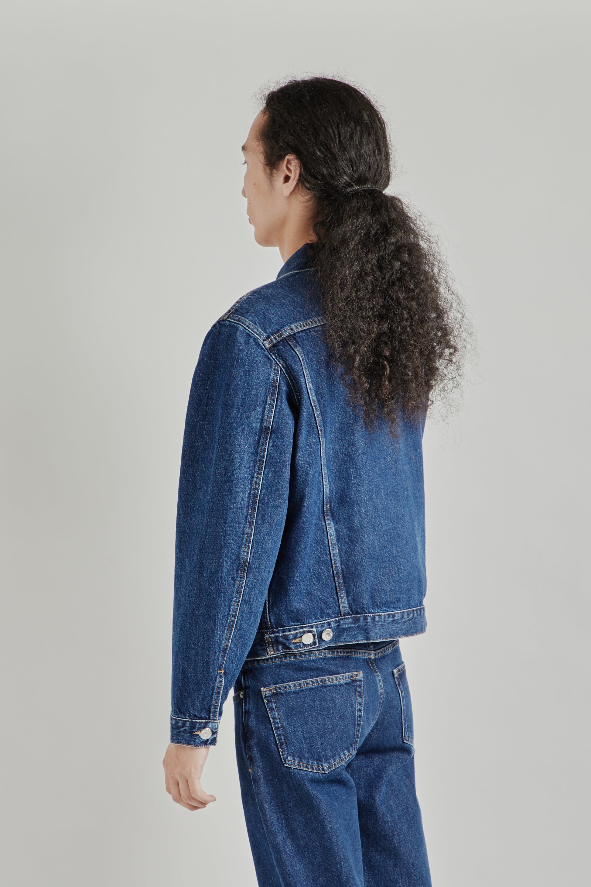 Sunflower FW26 Trucker Denim Jacket Blue Wash1994
