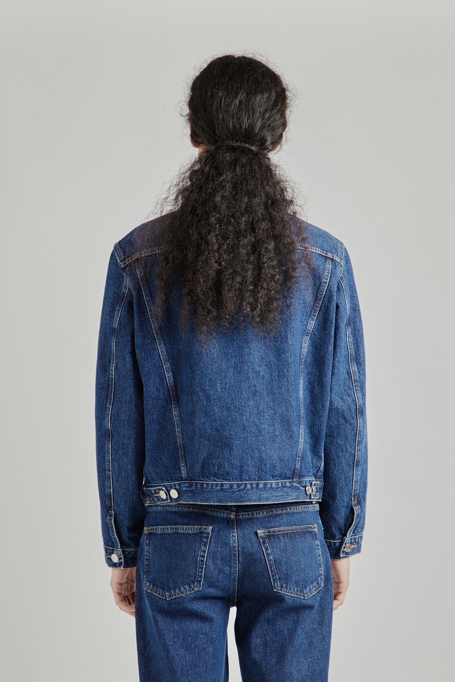 Sunflower FW26 Trucker Denim Jacket Blue Wash1998