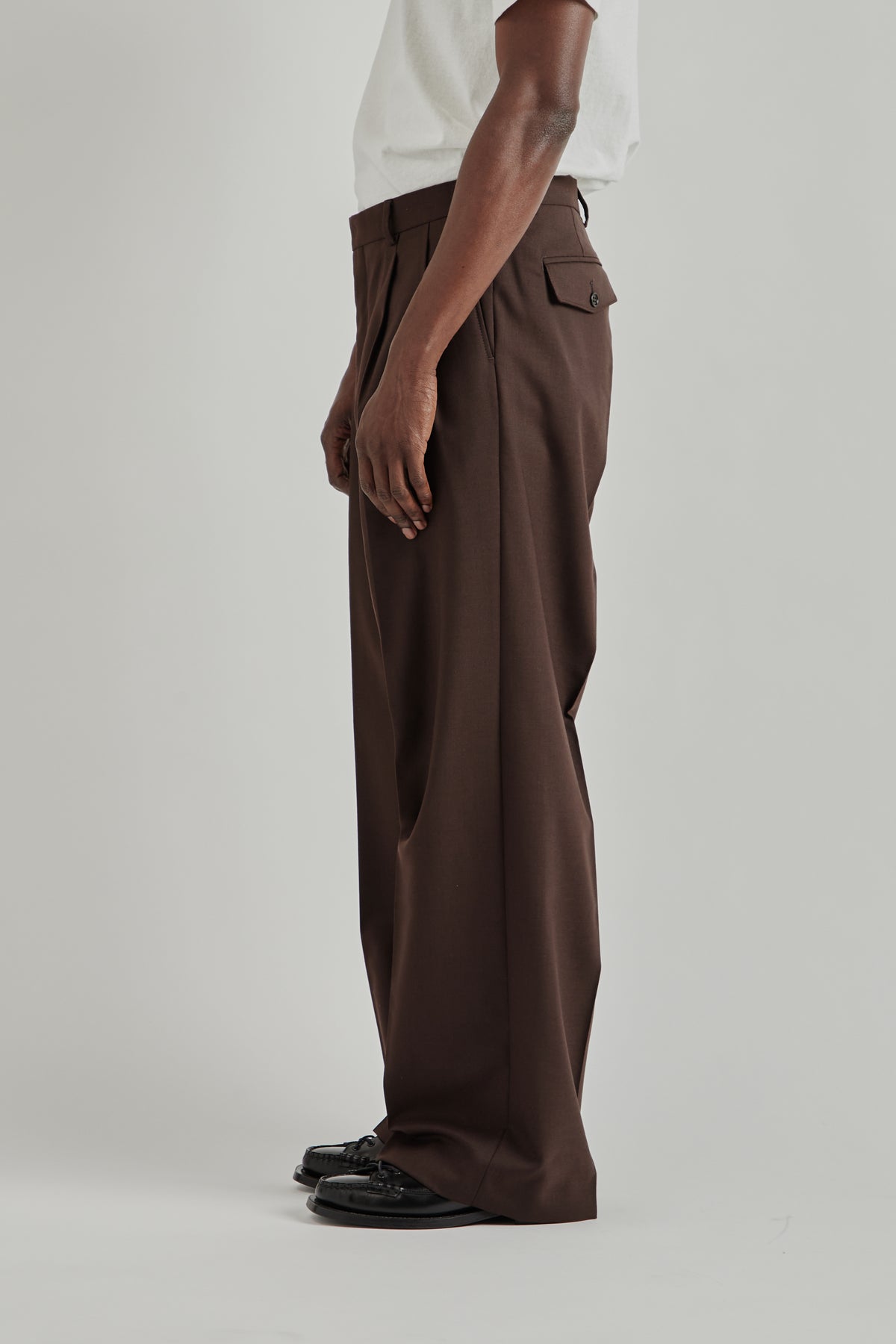 Sunflower FW26 Wide Pleated Trouser Brown28