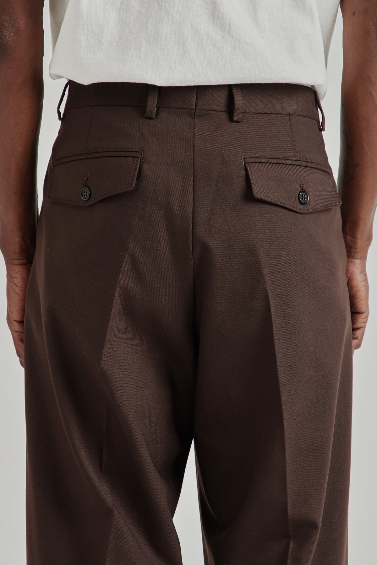 Sunflower FW26 Wide Pleated Trouser Brown33