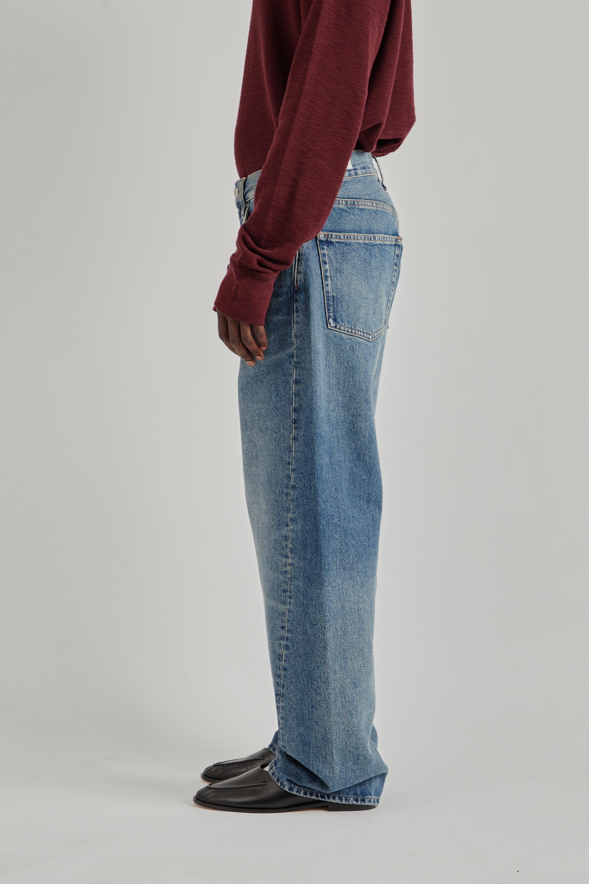 Sunflower Wide Twist Denim - Dark Blue Vintage | Wallace