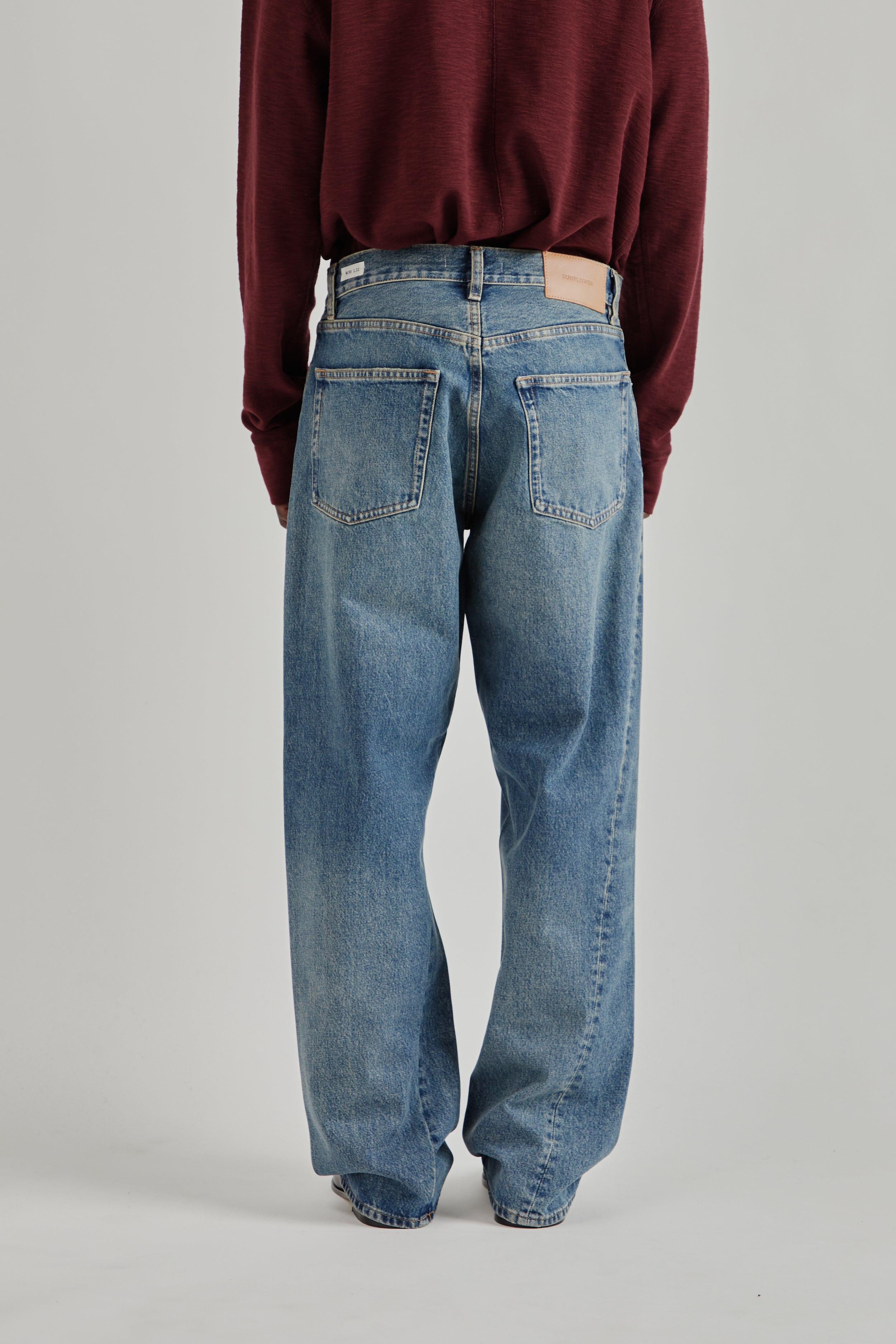 Sunflower Wide Twist Denim - Dark Blue Vintage | Wallace