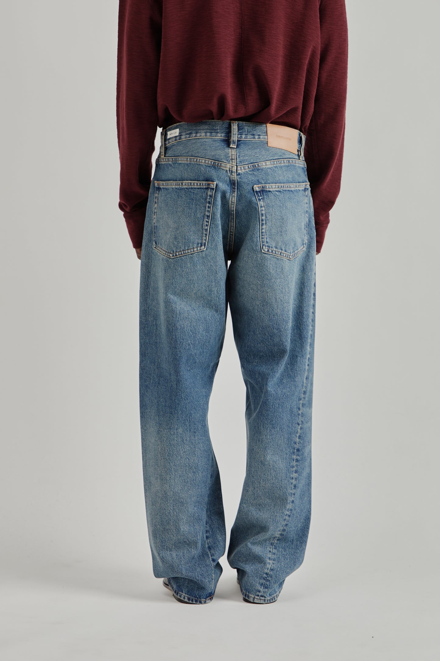 Sunflower FW26 Wide Twist Denim Dark Blue Vintage0088