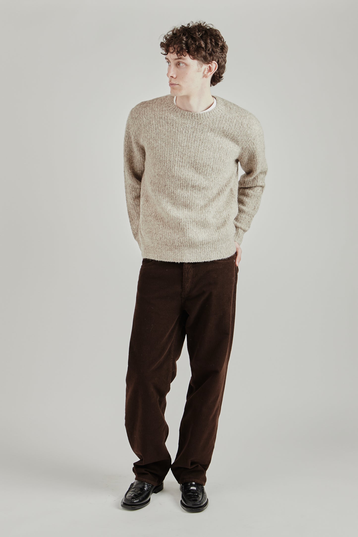 Yak Sweater - Dark Oat