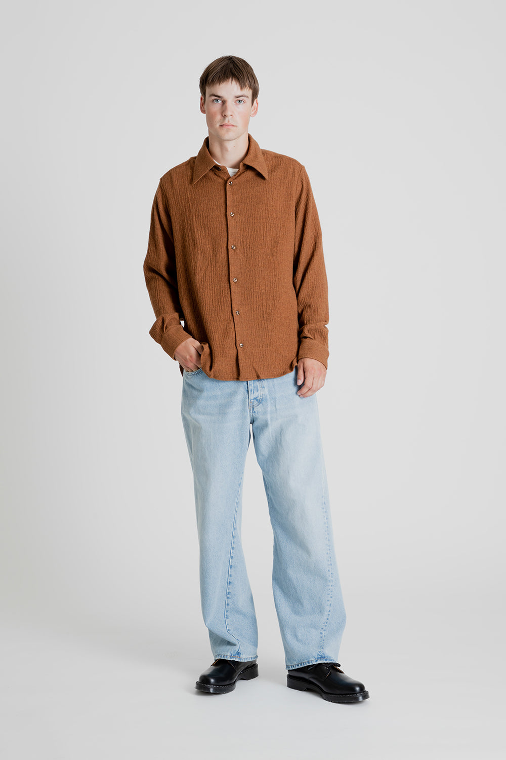 Sunflower Please Shirt in Brown | Wallace Mercantile Shop