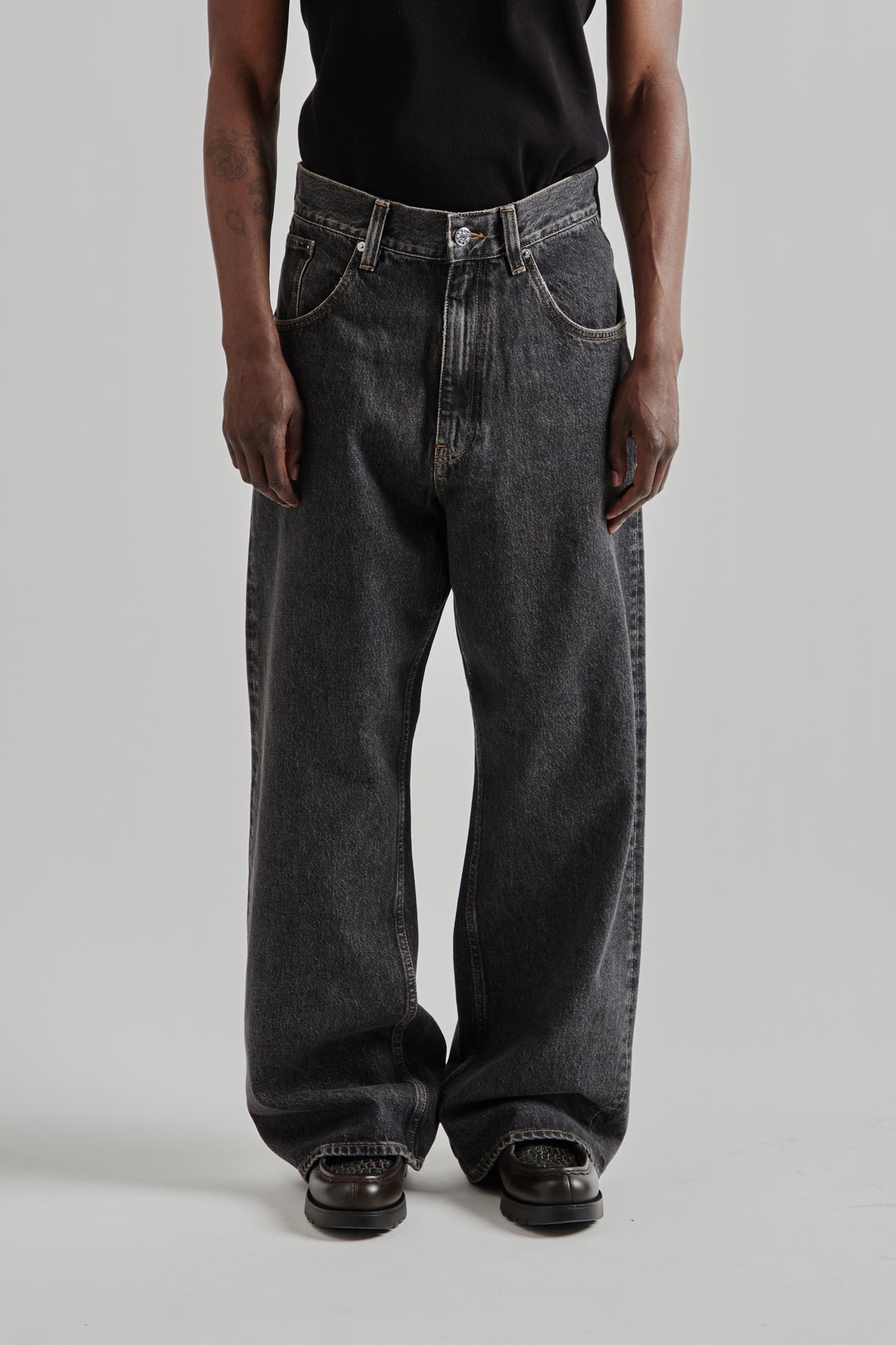 Sunflower Super Wide Denim - Black Stone | Wallace Mercantile Shop