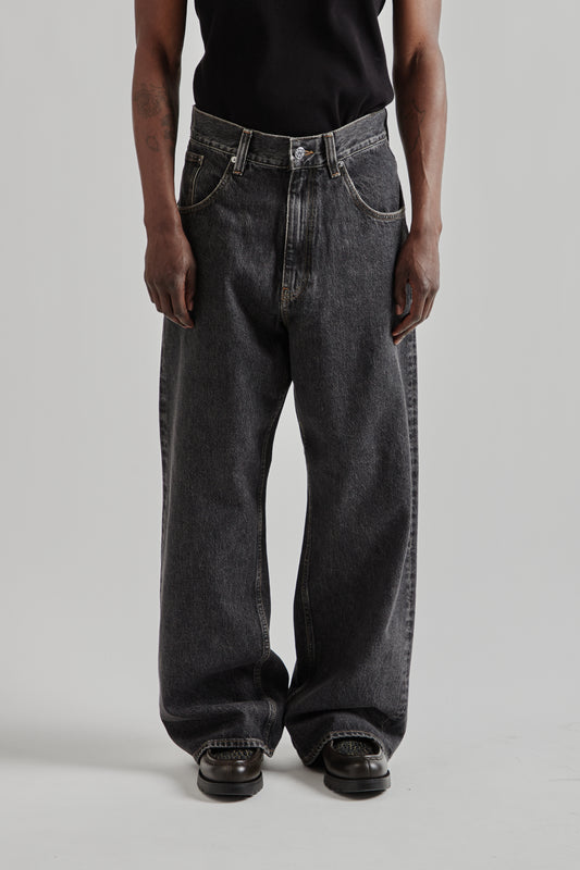 Super Wide Denim - Black Stone