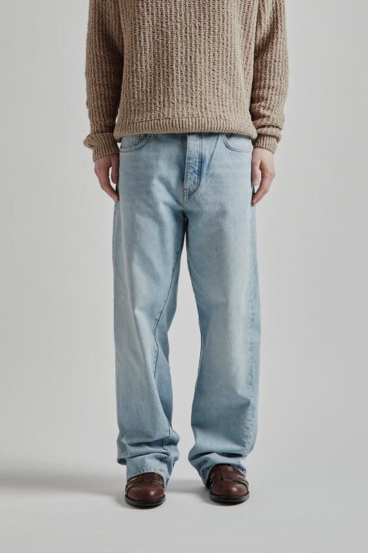 Wide Twist Jeans - Light Vintage - Wallace Mercantile Shop
