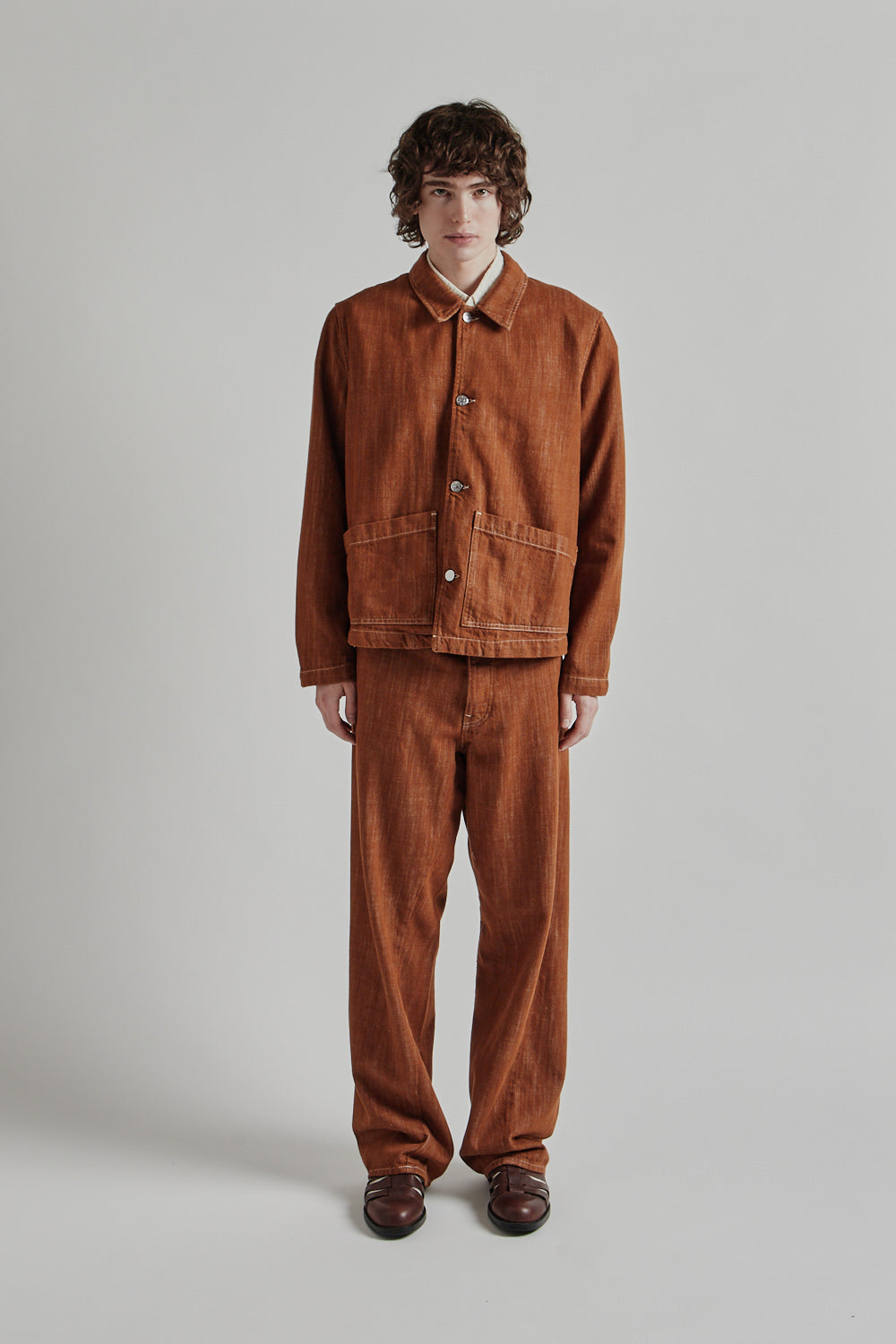 Worker Jacket - Light Brown - Wallace Mercantile Shop