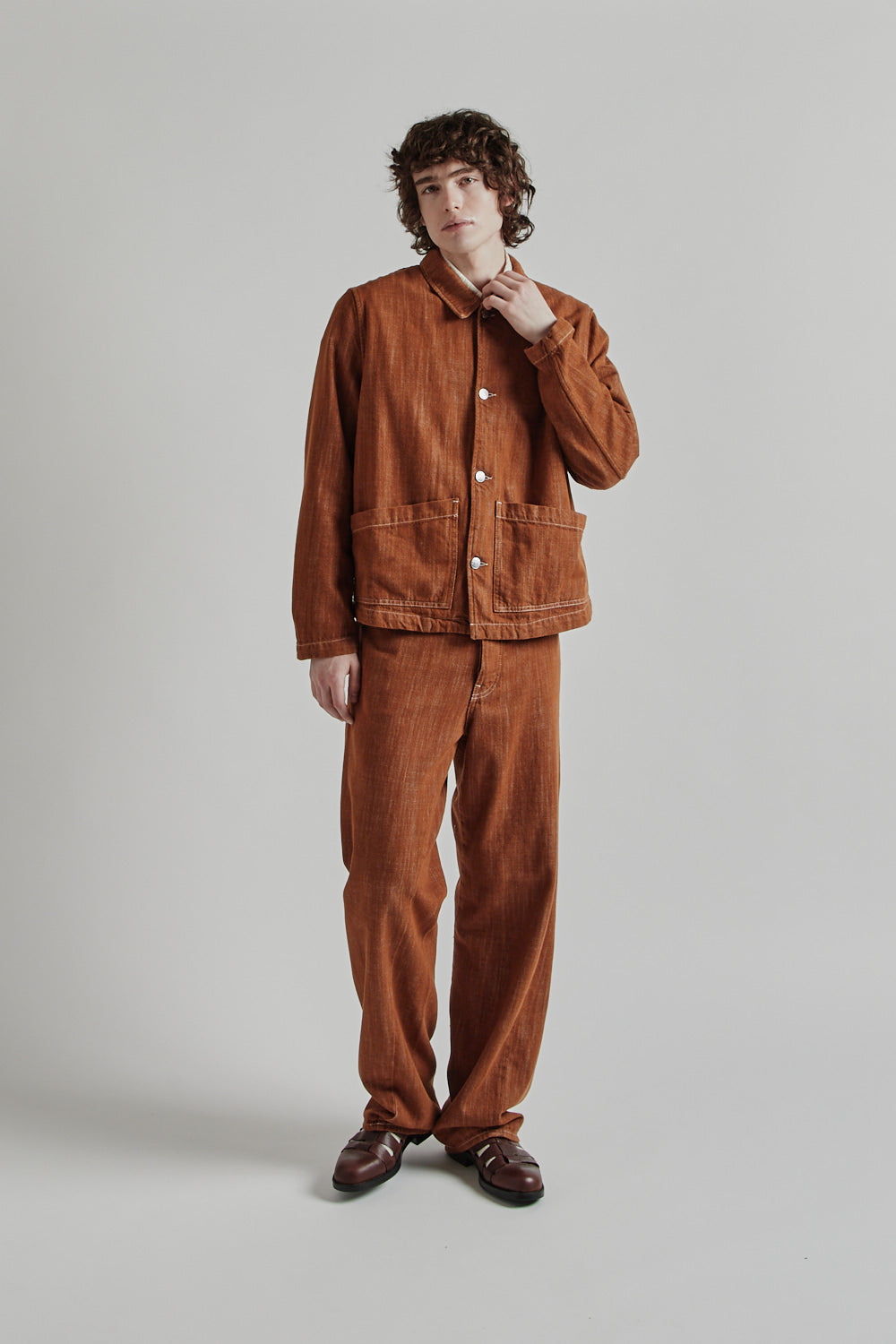Worker Jacket - Light Brown - Wallace Mercantile Shop