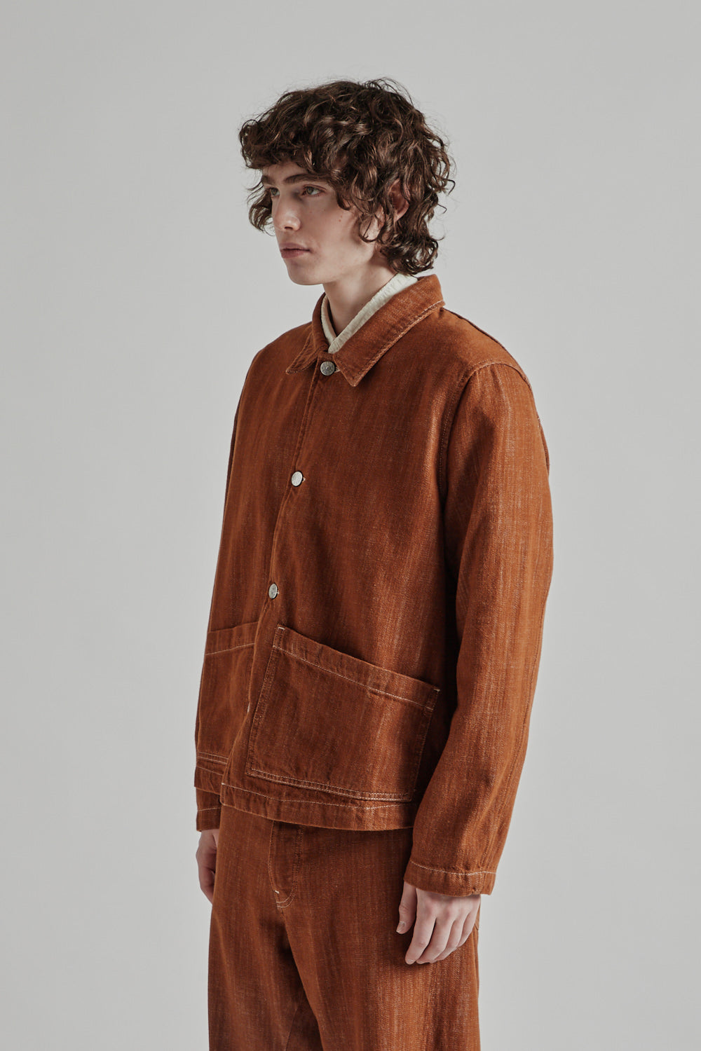 Worker Jacket - Light Brown - Wallace Mercantile Shop