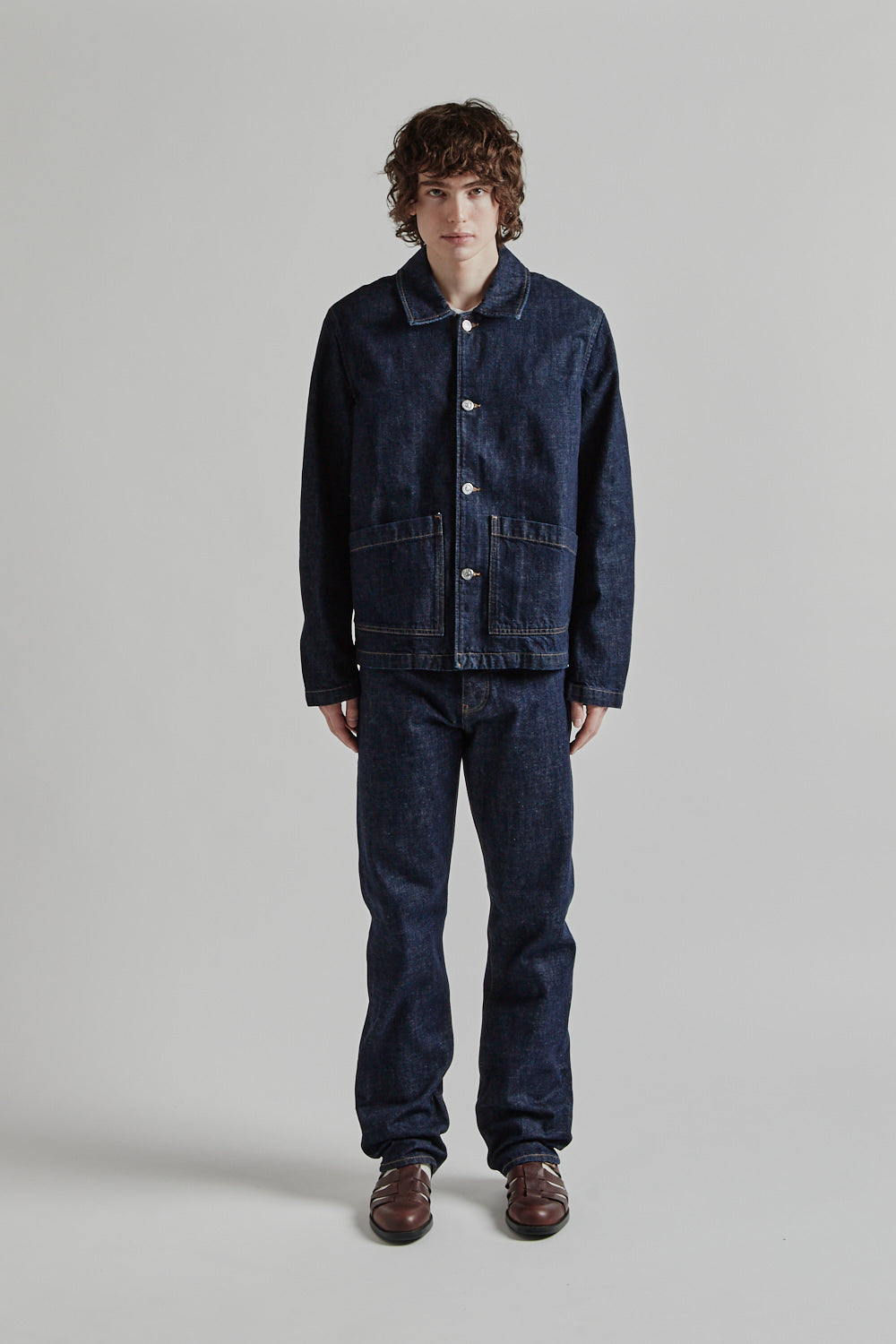 Sunflower Worker Jacket - Simple Rinse | Wallace Mercantile Shop