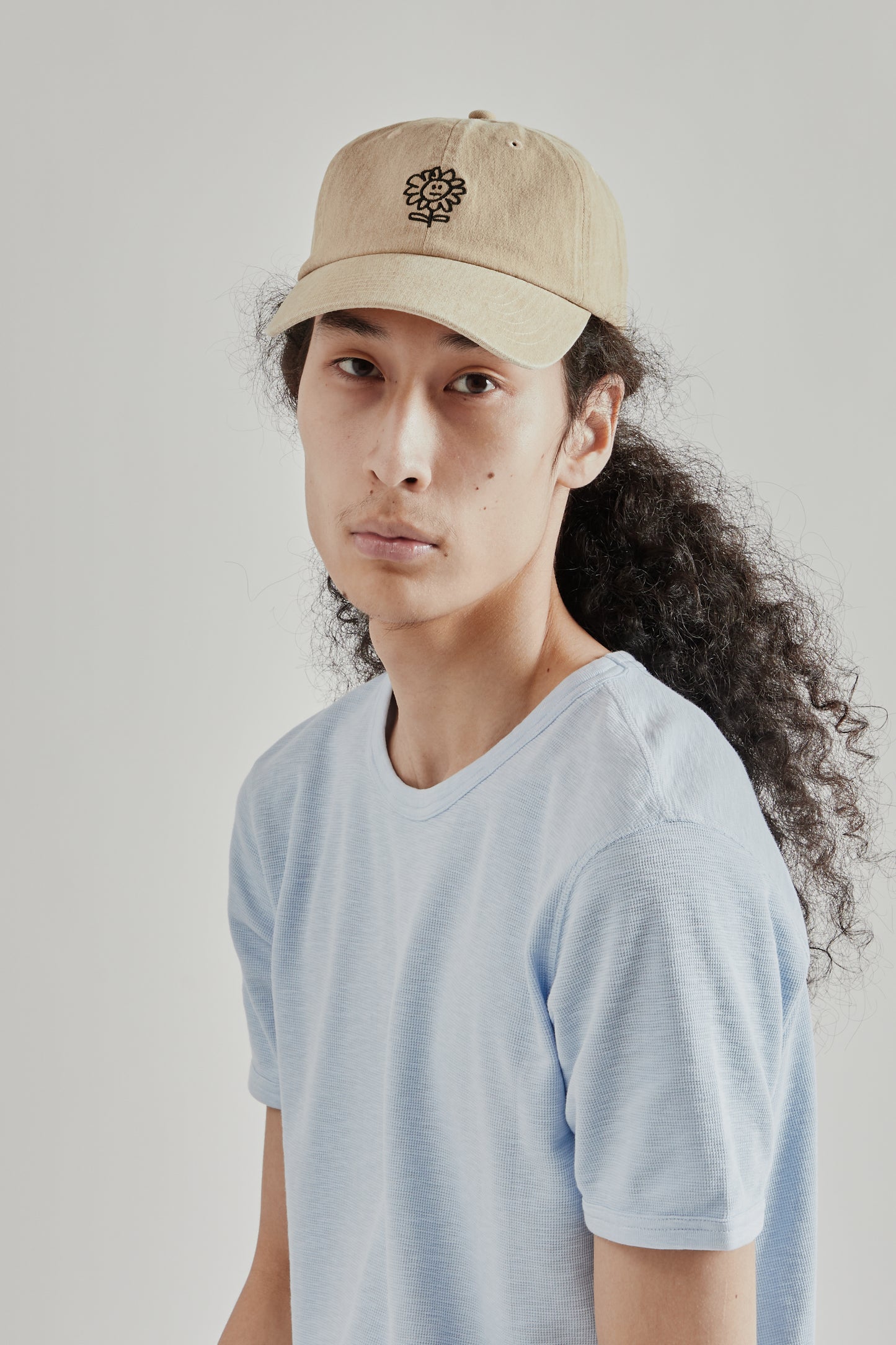 Sunflower SS26 Distressed Dad Cap Dark Sand1459