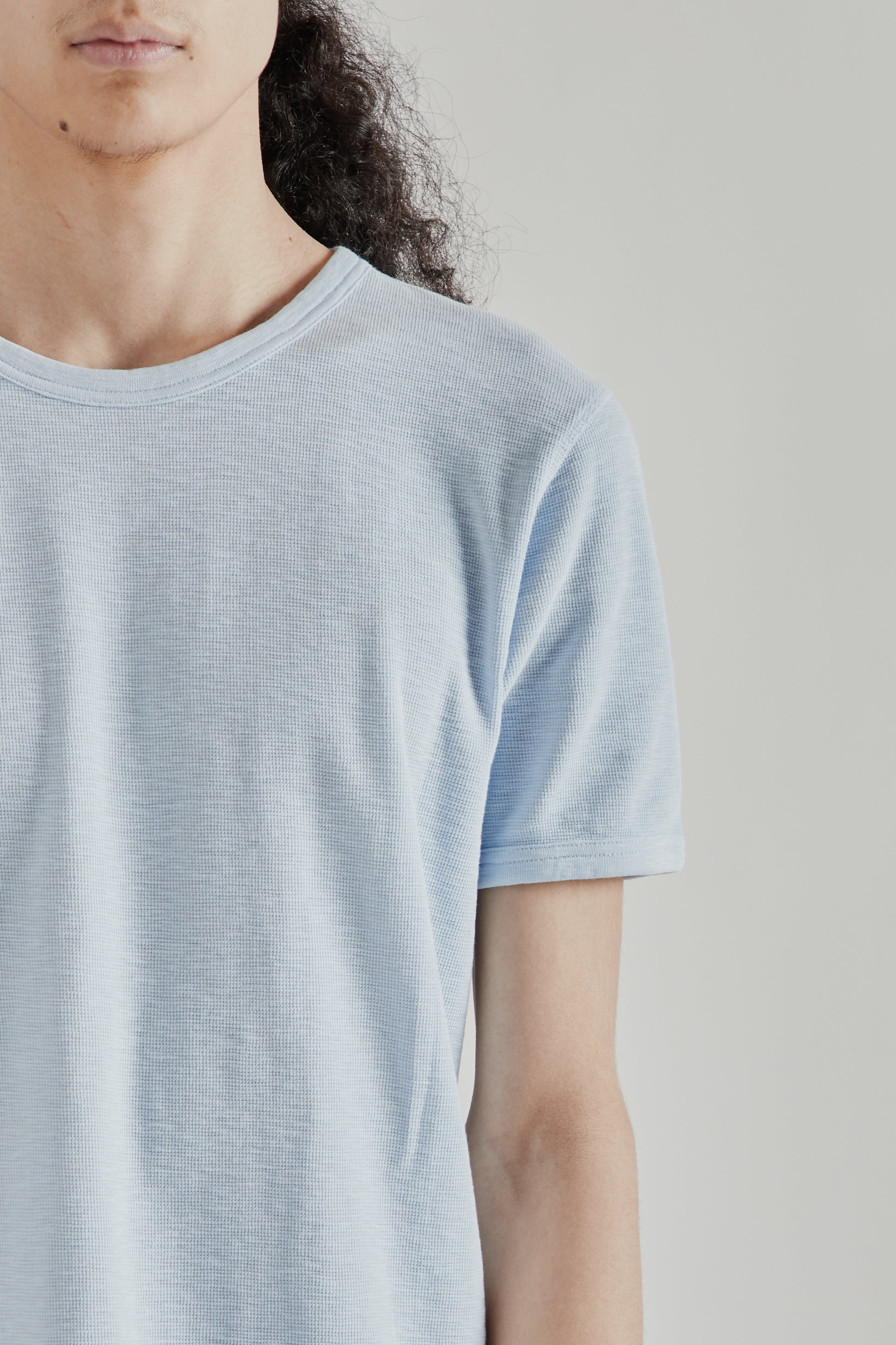 Sunflower SS26 Jagger Waffle Light Blue1477