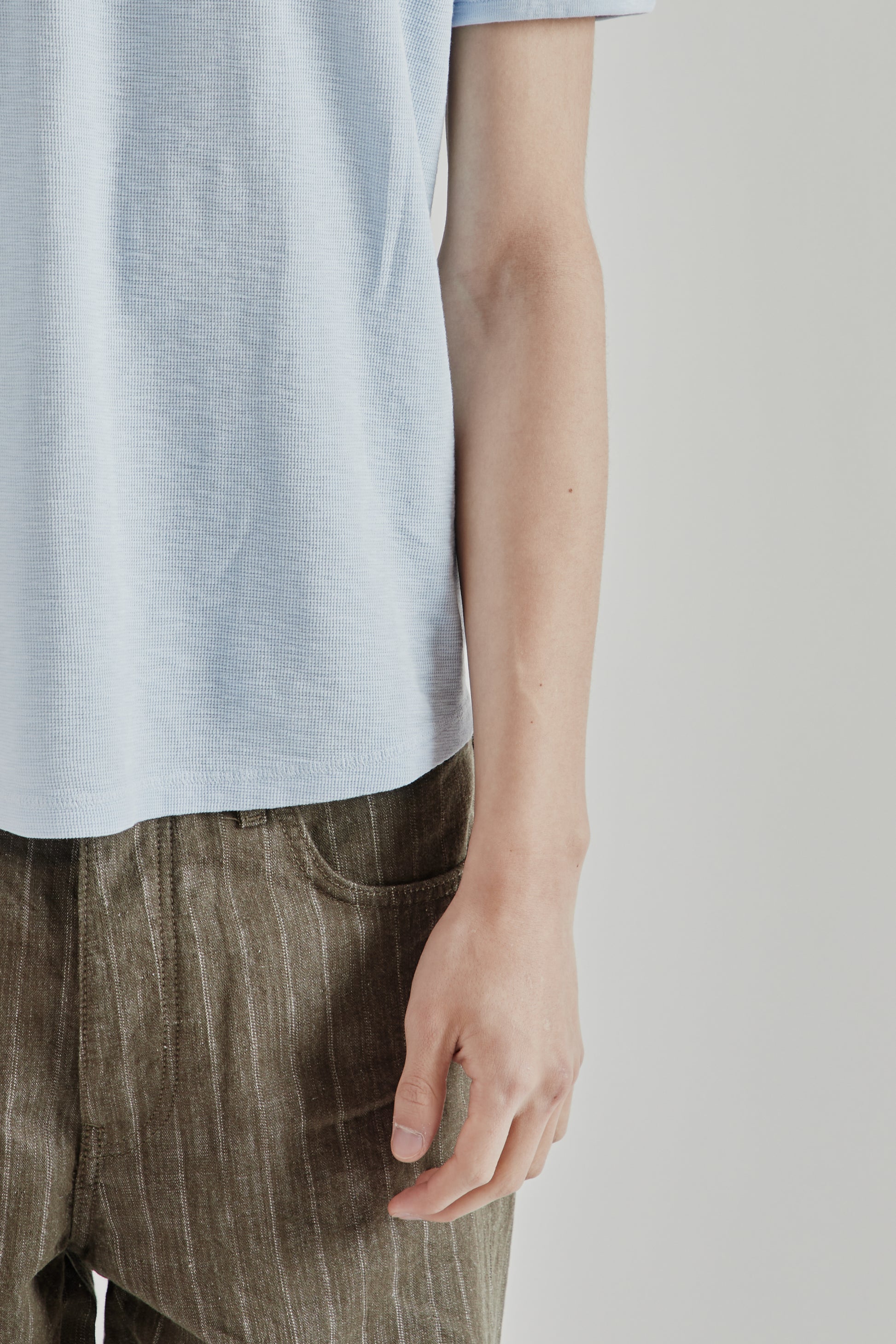 Sunflower SS26 Jagger Waffle Light Blue1478