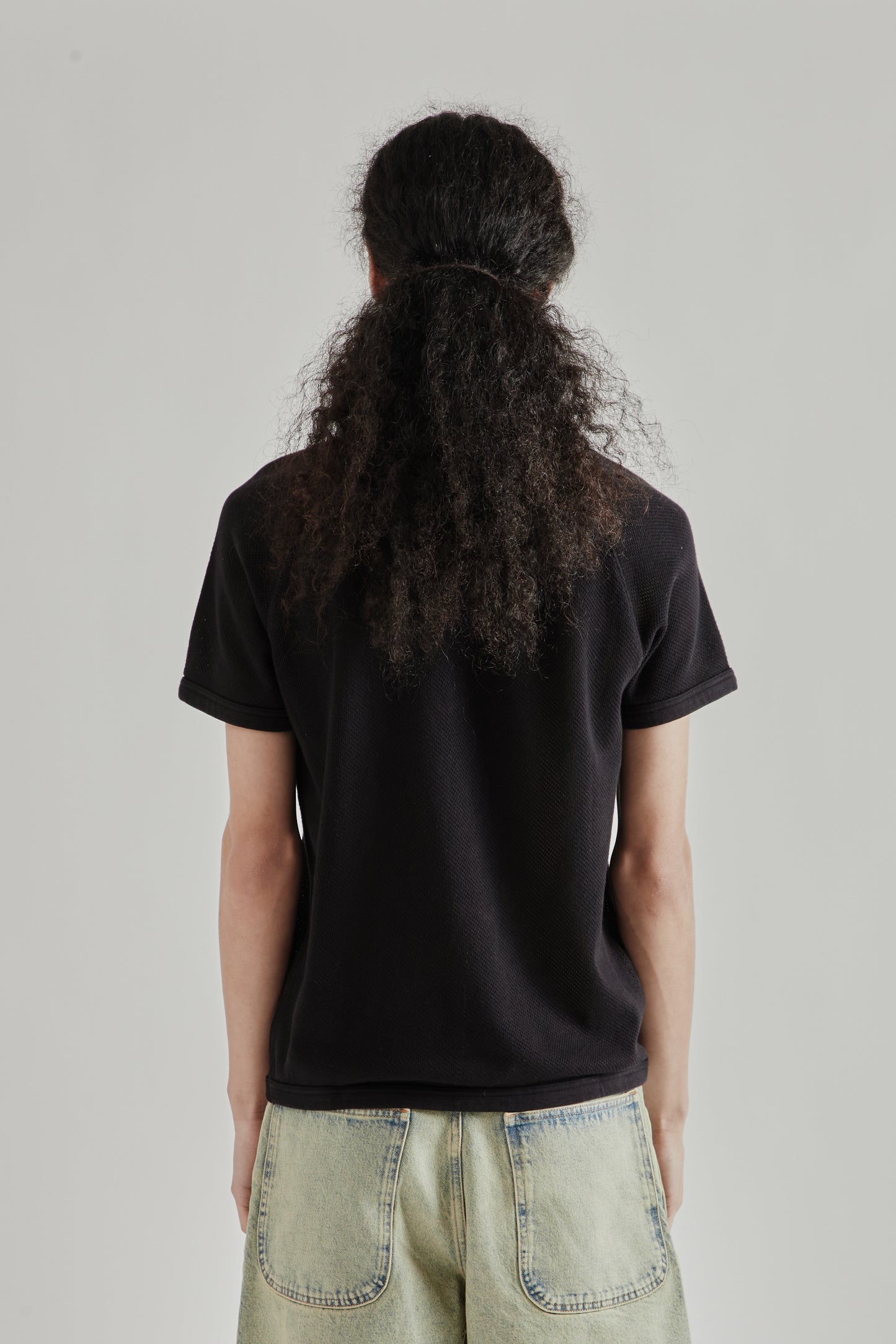 Sunflower SS26 Mesh Raglan Tee Black1596