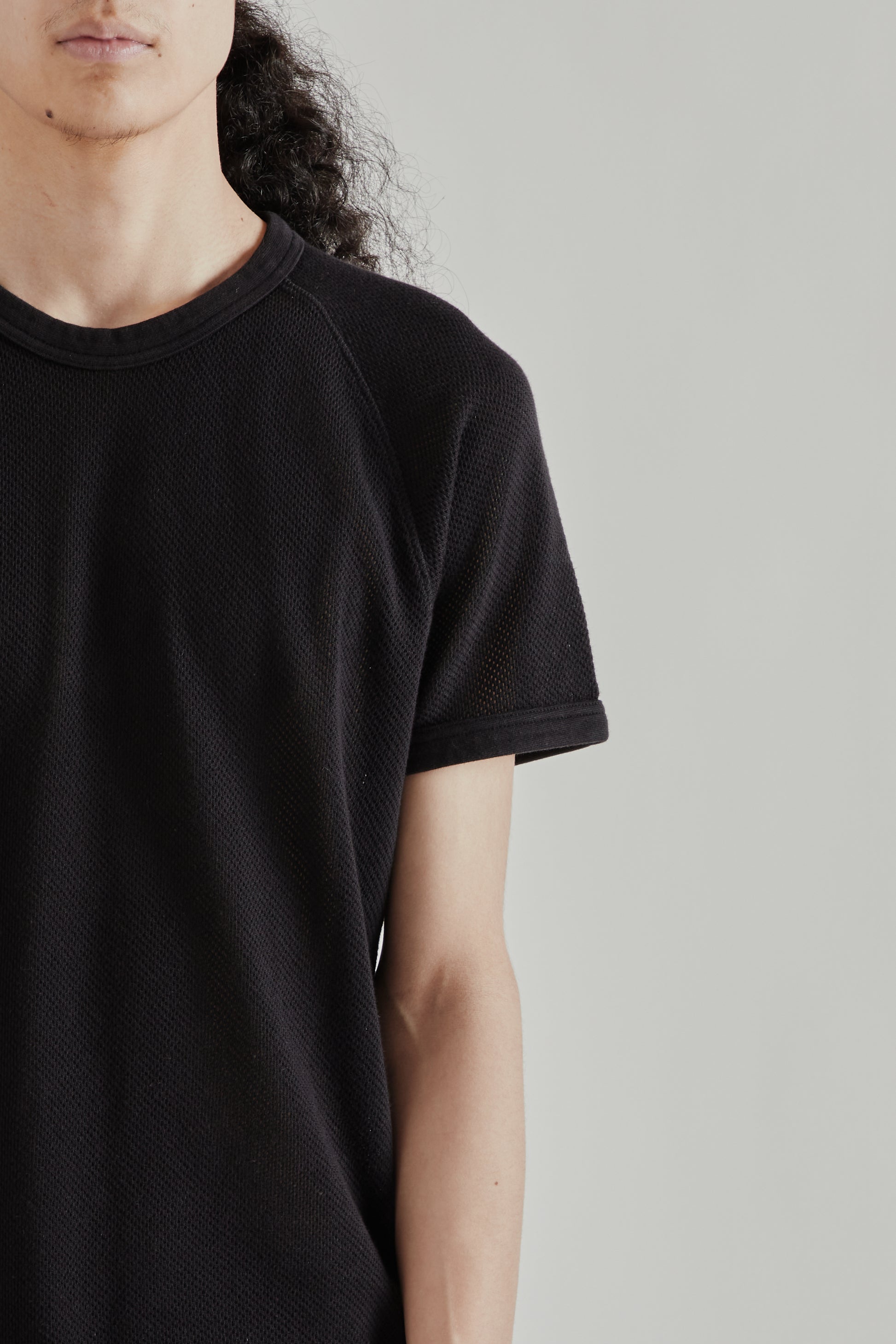 Sunflower SS26 Mesh Raglan Tee Black1599