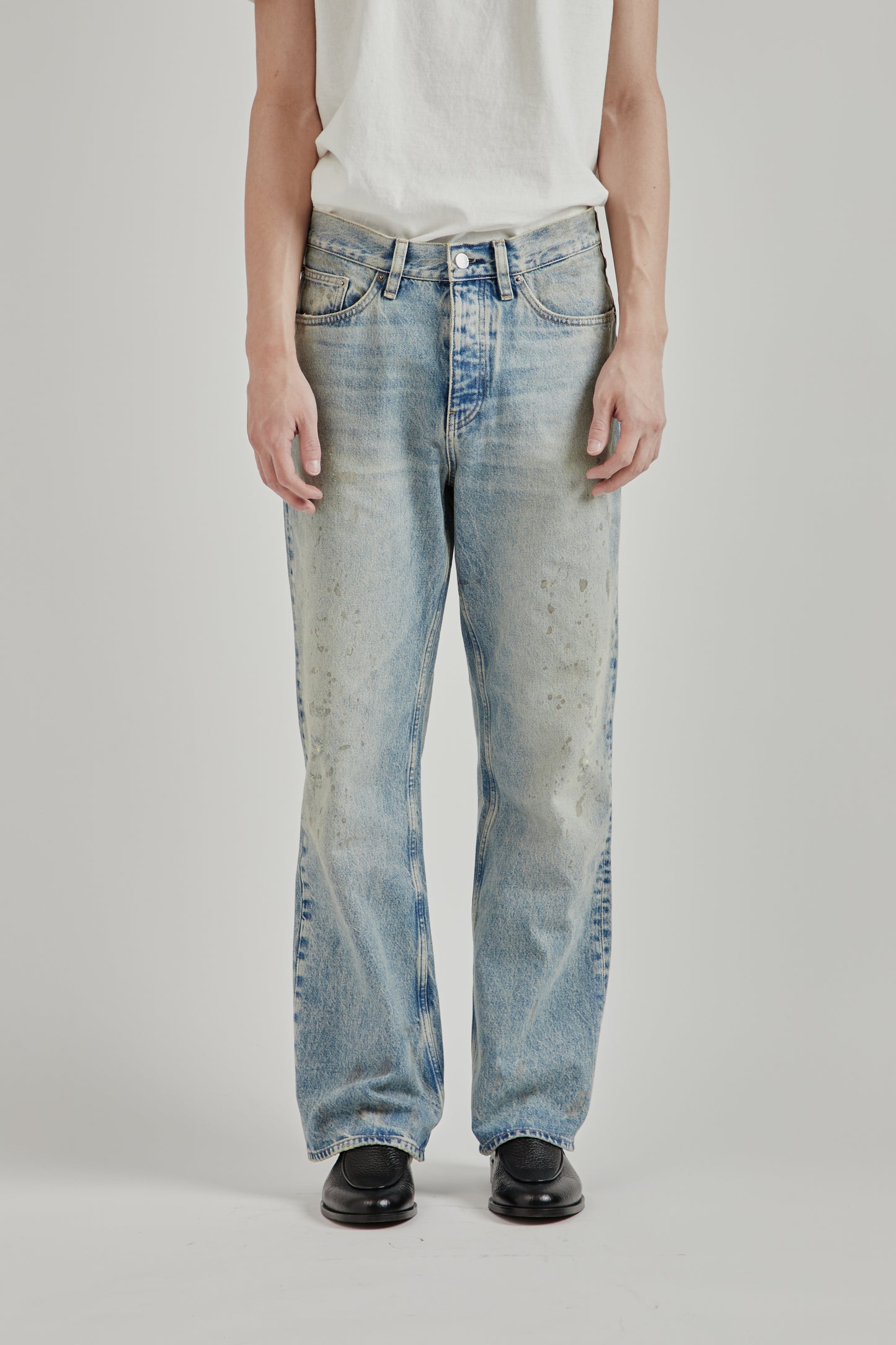 Sunflower SS26 Relaxed Boot Paint Worn1847