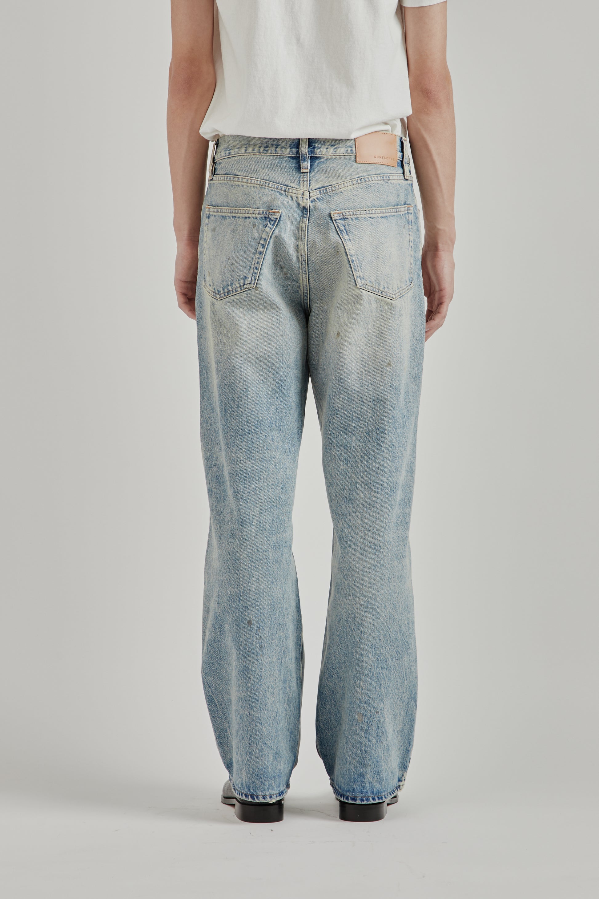 Sunflower SS26 Relaxed Boot Paint Worn1854