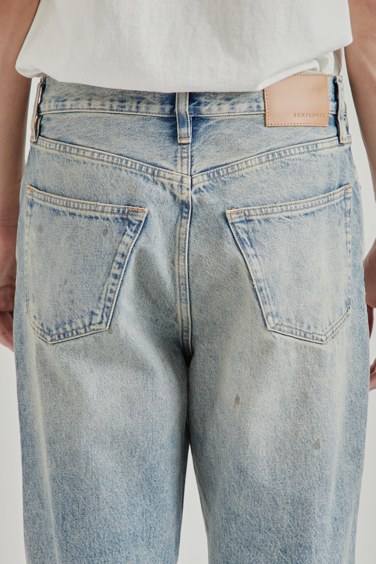 Sunflower SS26 Relaxed Boot Paint Worn1856