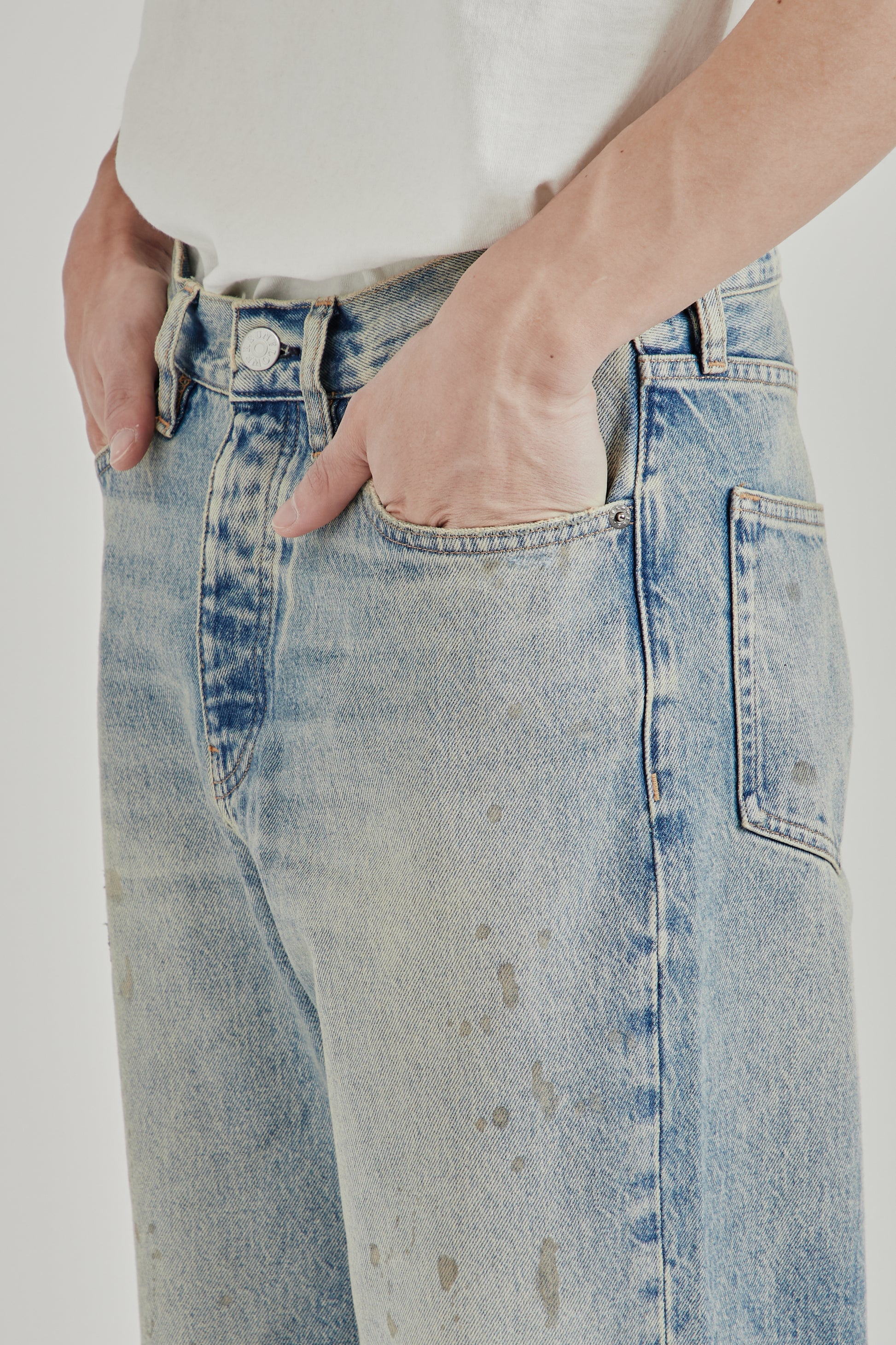 Sunflower SS26 Relaxed Boot Paint Worn1860