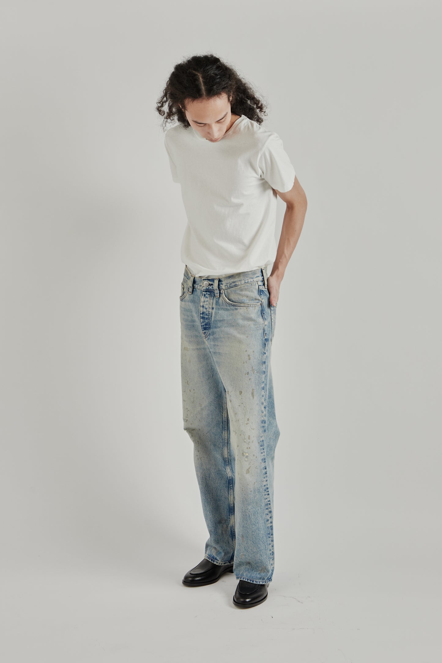 Sunflower SS26 Relaxed Boot Paint Worn1868