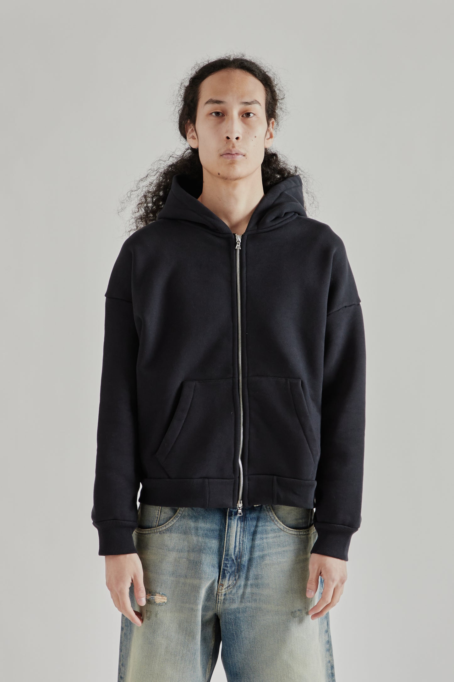 Sunflower SS26 Sweat Jacket Black1513