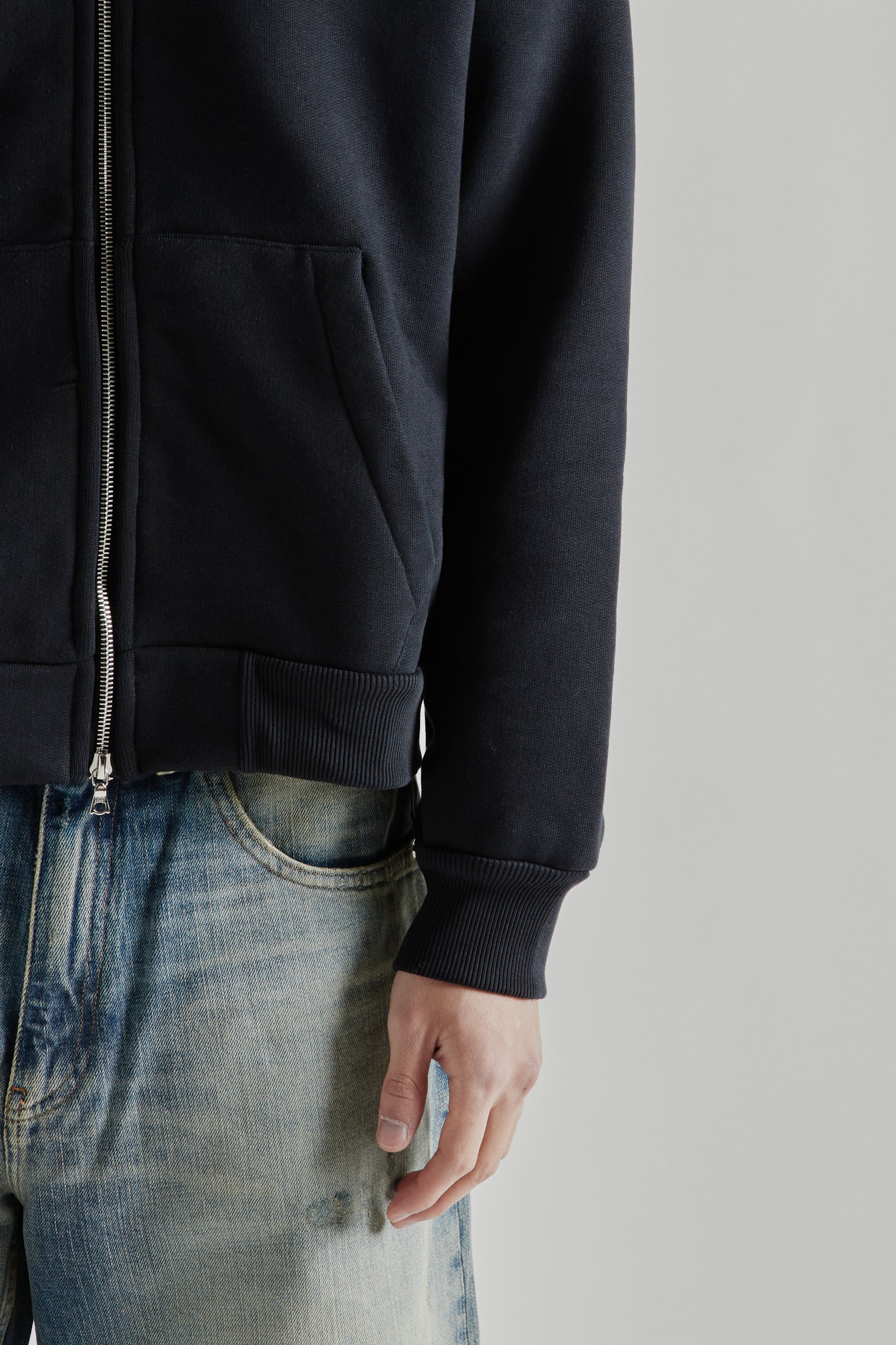 Sunflower SS26 Sweat Jacket Black1525