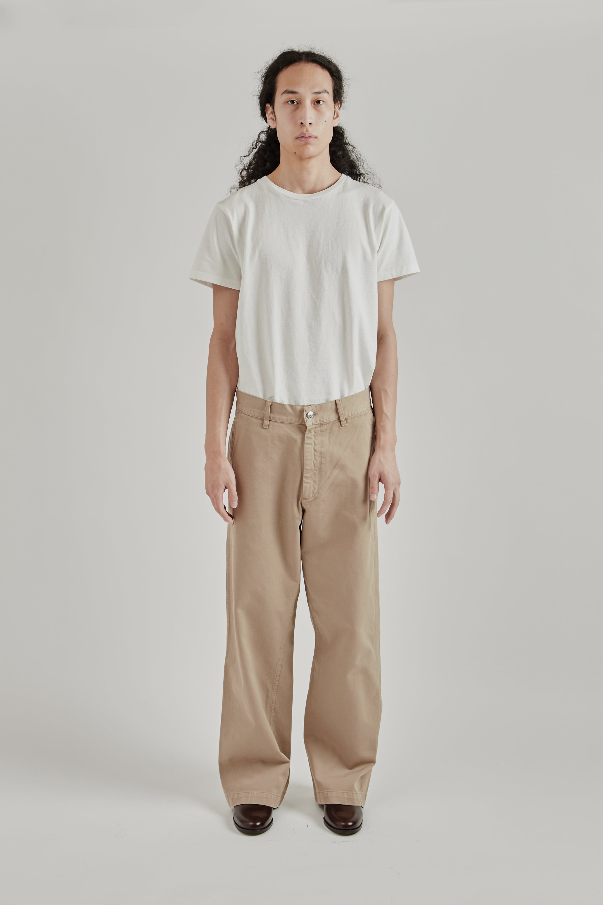 Sunflower Wide Twist Chino - Khaki | Wallace Mercantile Shop
